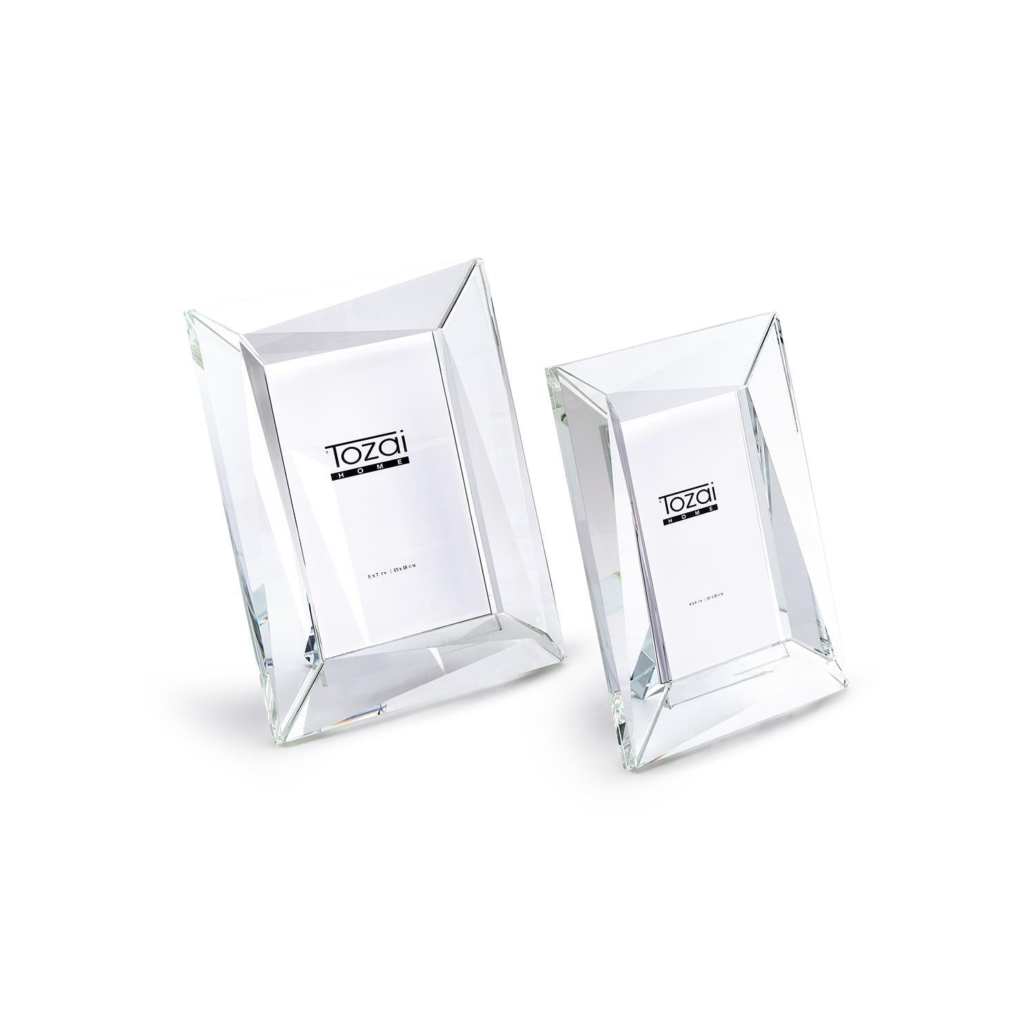 Crystal Photo Frame Set of 2