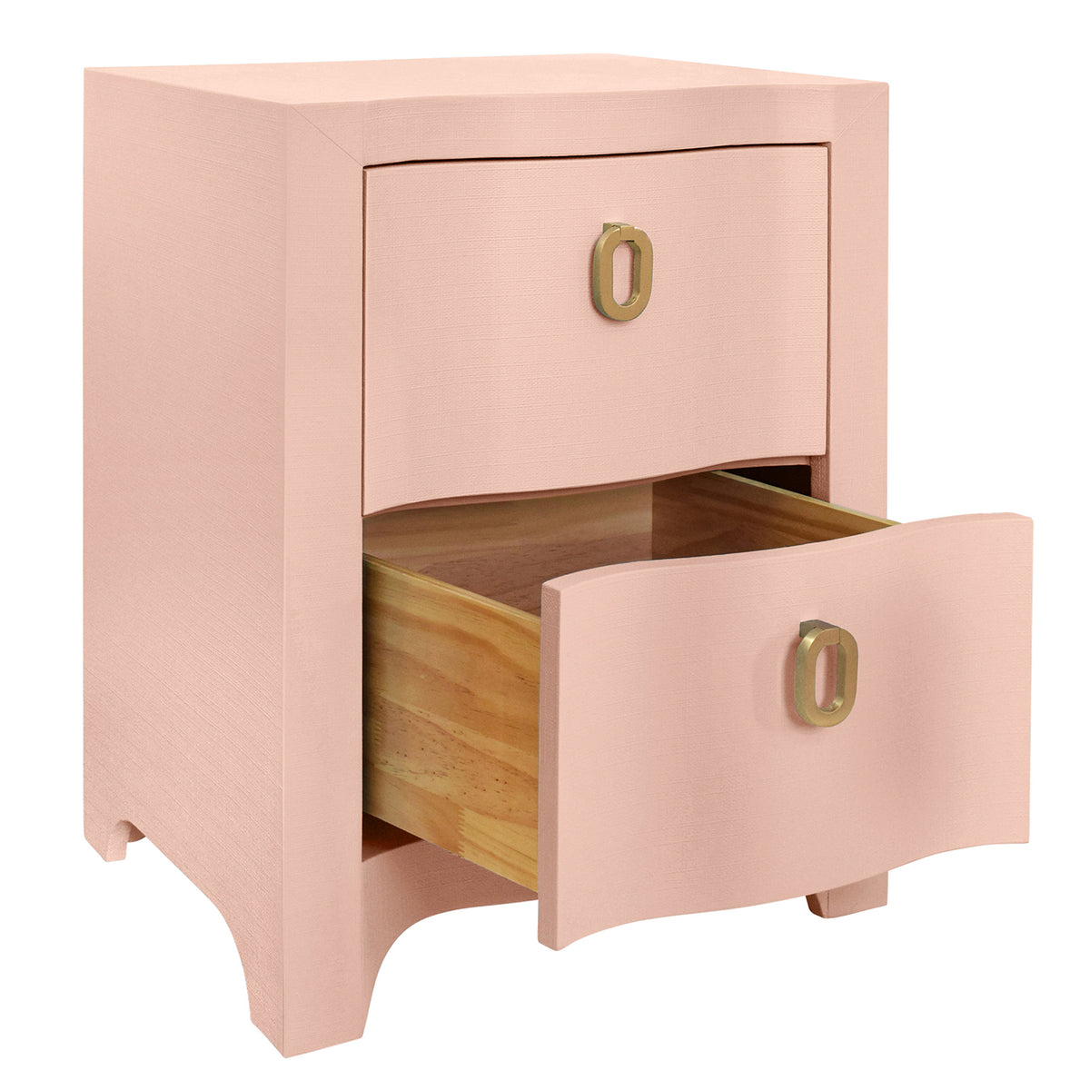 Worlds Away Helena Pink Side Table