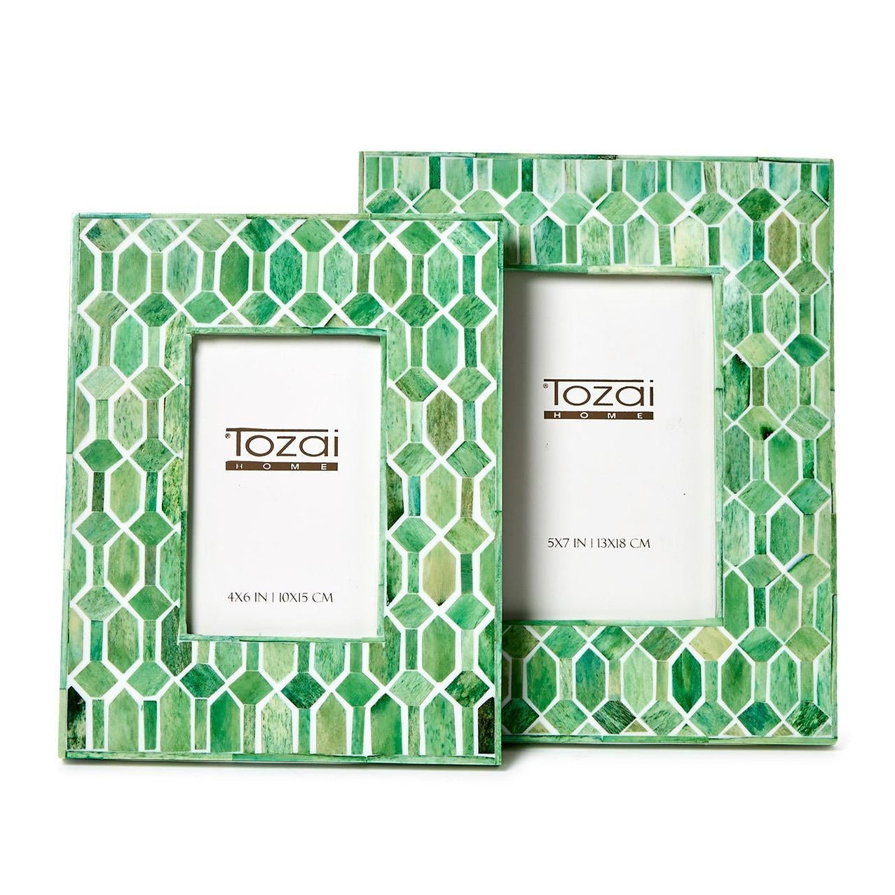 Emerald Cut Photo Frame Set of 2