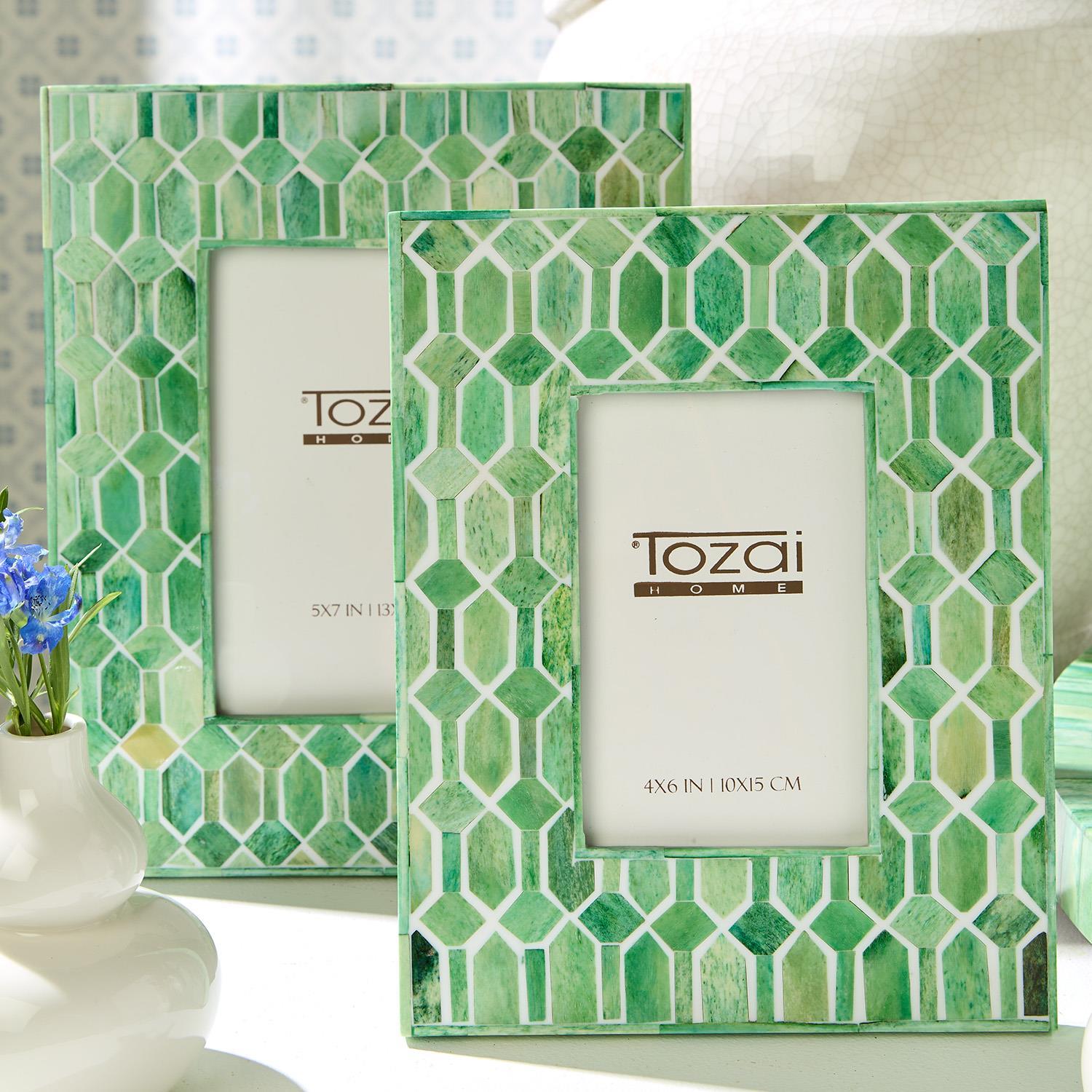 Emerald Cut Photo Frame Set of 2