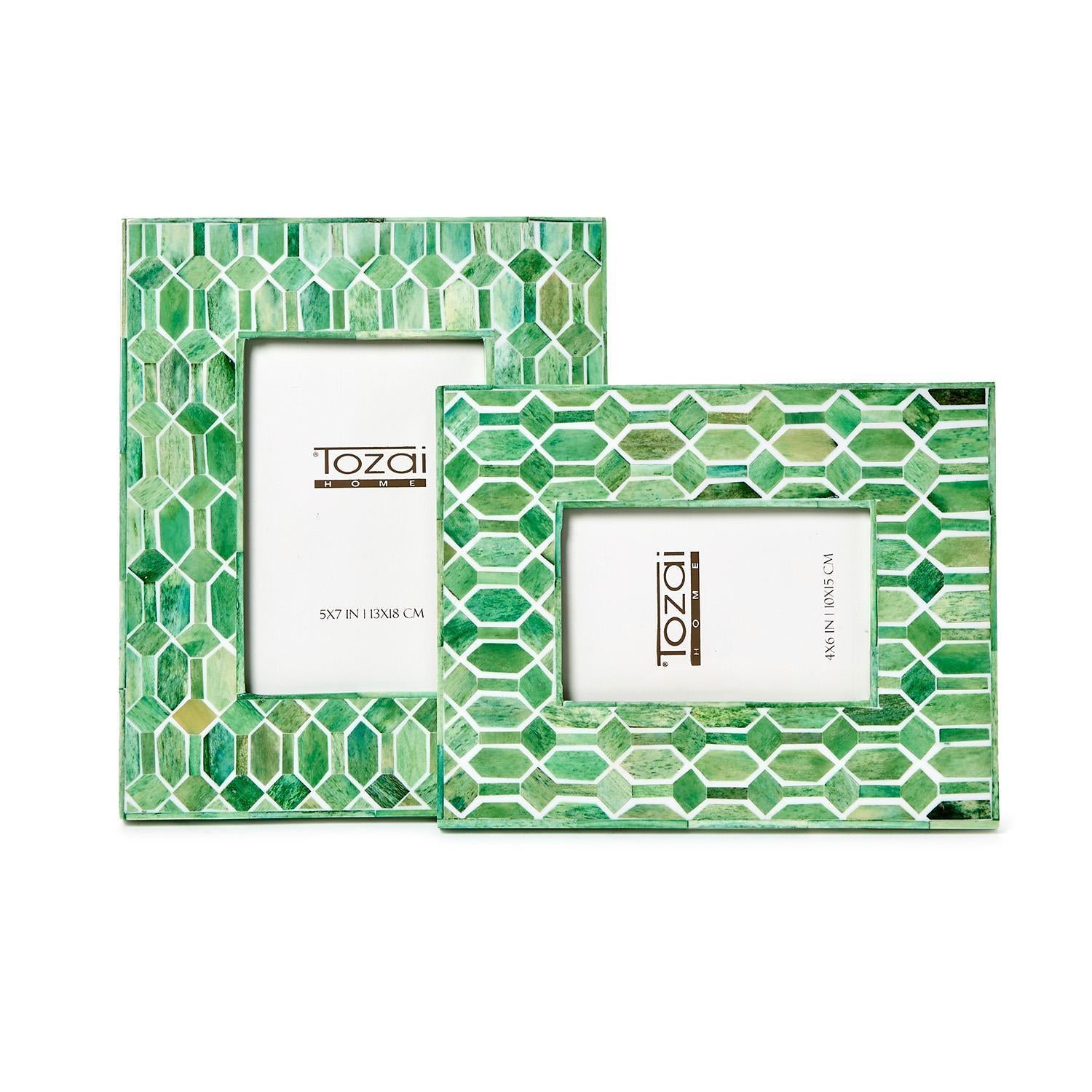 Emerald Cut Photo Frame Set of 2