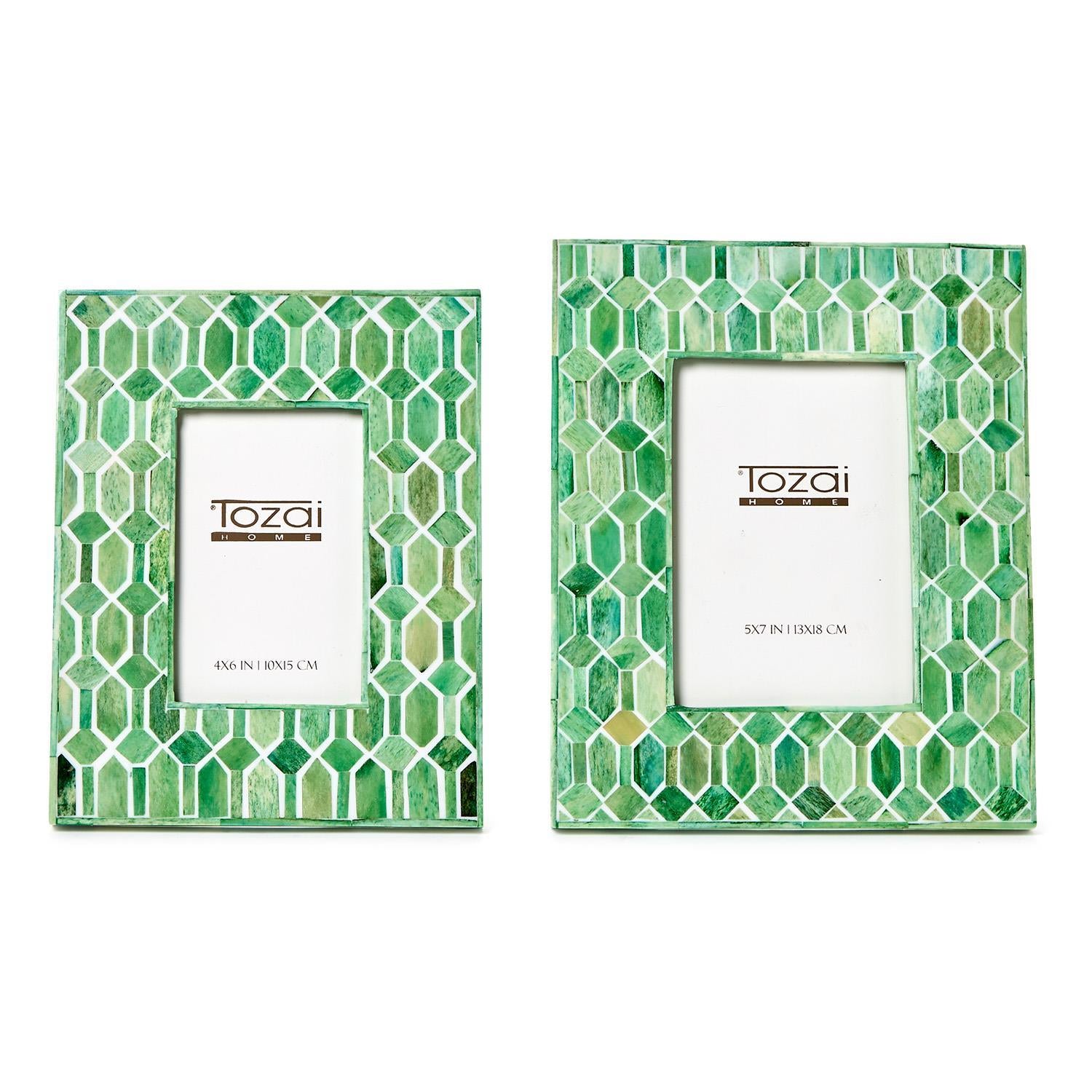 Emerald Cut Photo Frame Set of 2