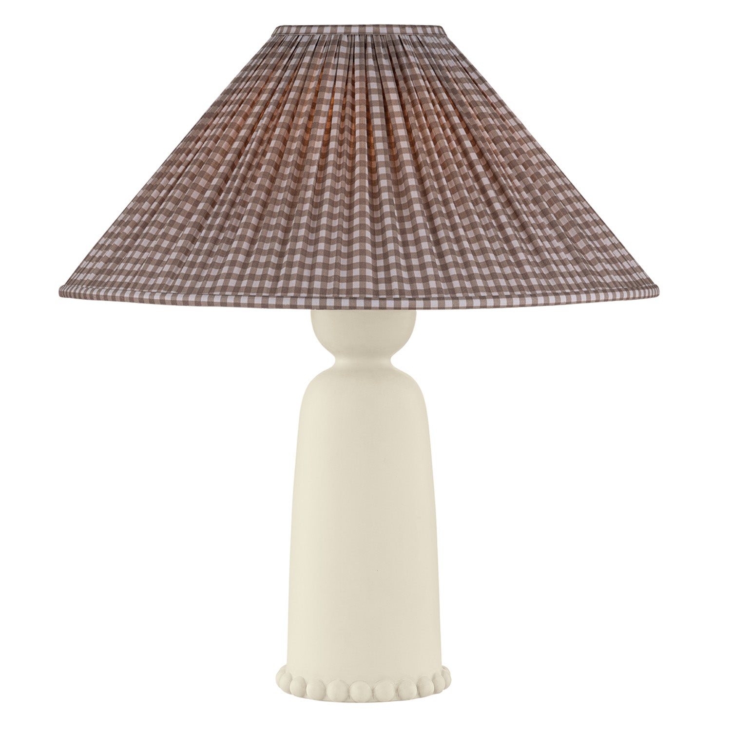 Mitzi Rhea Gingham Brown Table Lamp