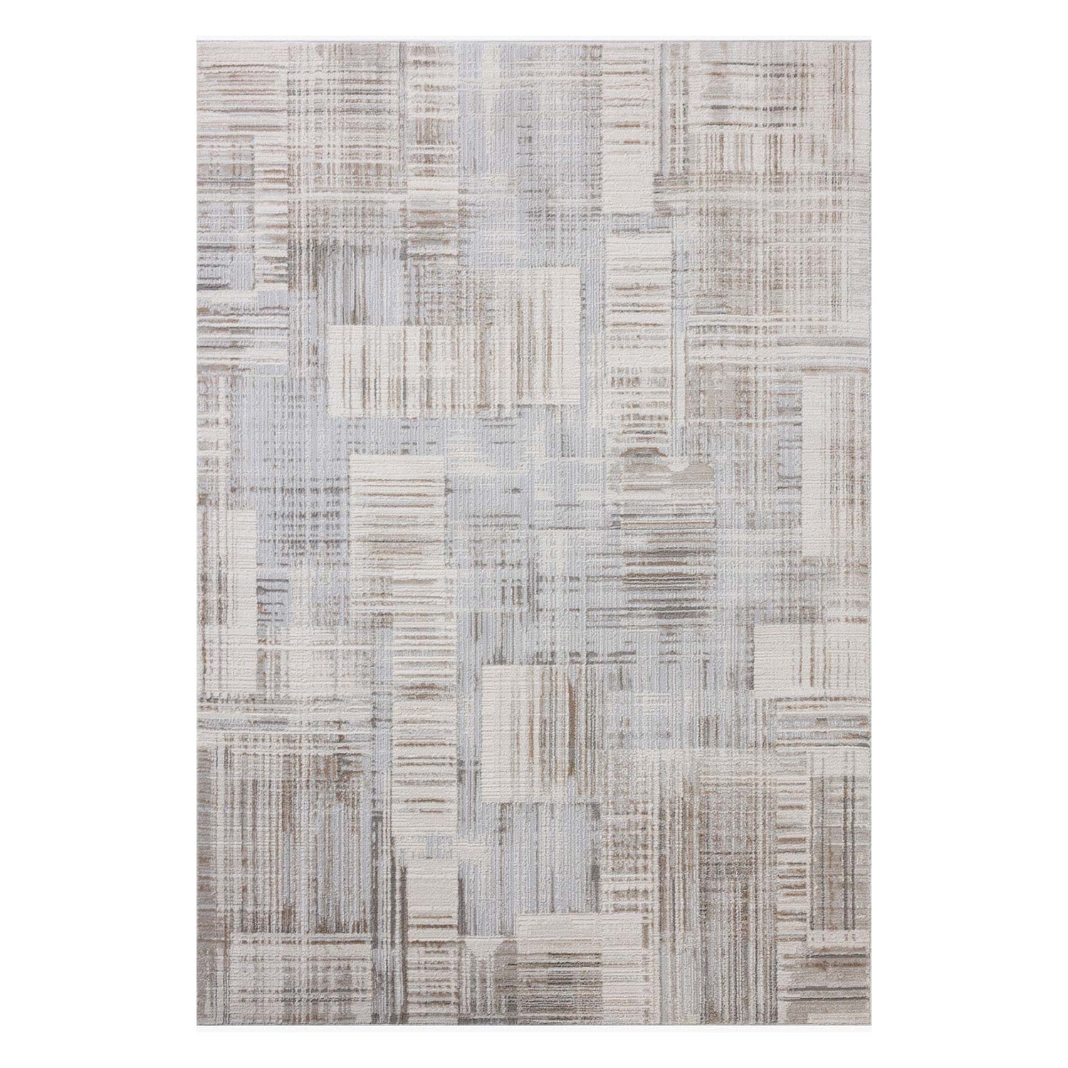 Loloi Hollis Pebble/Ivory Power Loomed Rug