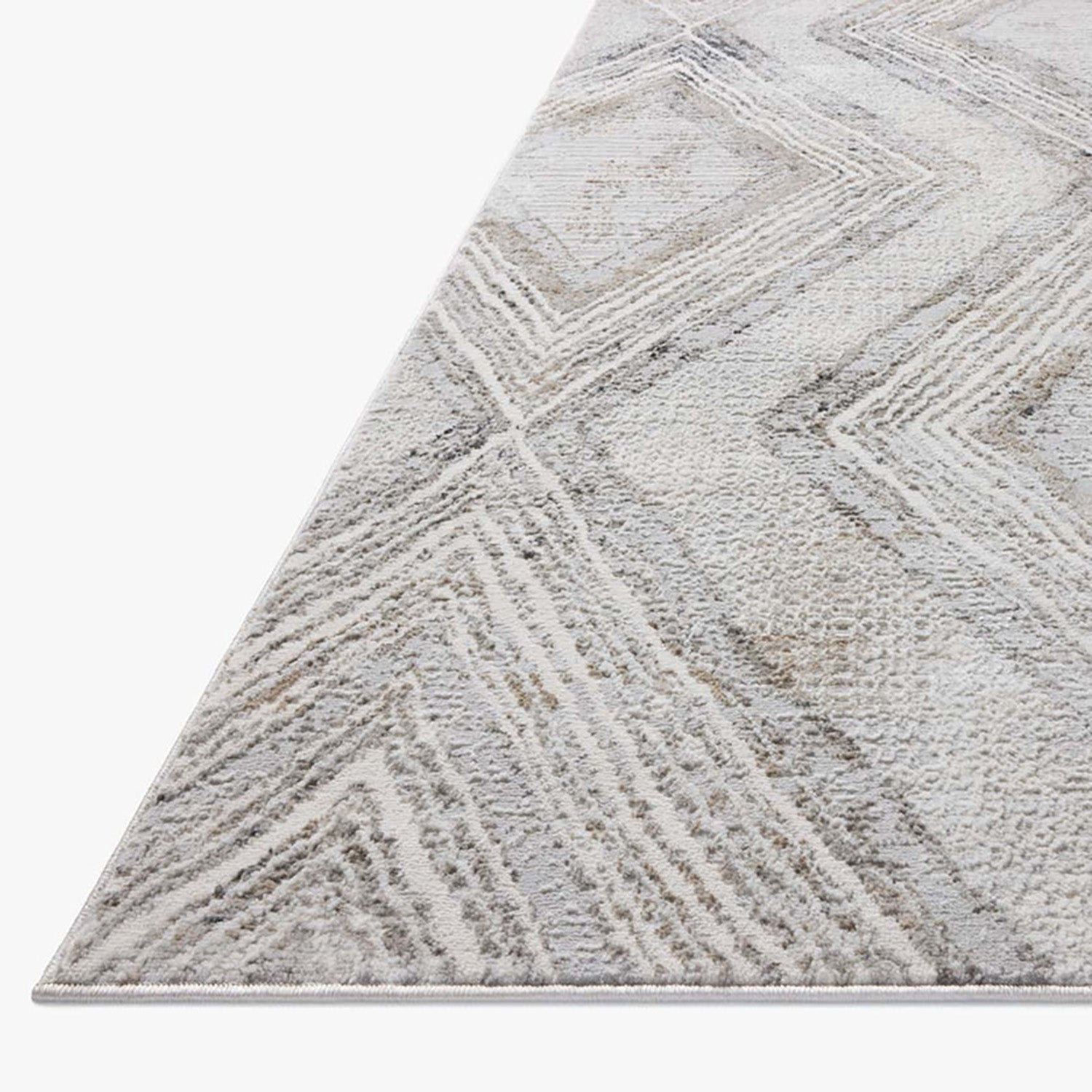 Loloi Hollis Mist/Natural Power Loomed Rug