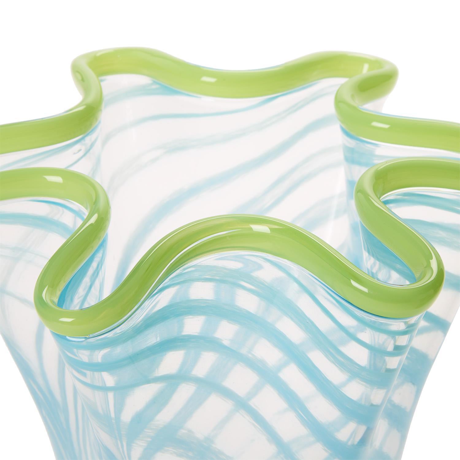 Rialto Swirl Flare Vase Set of 2