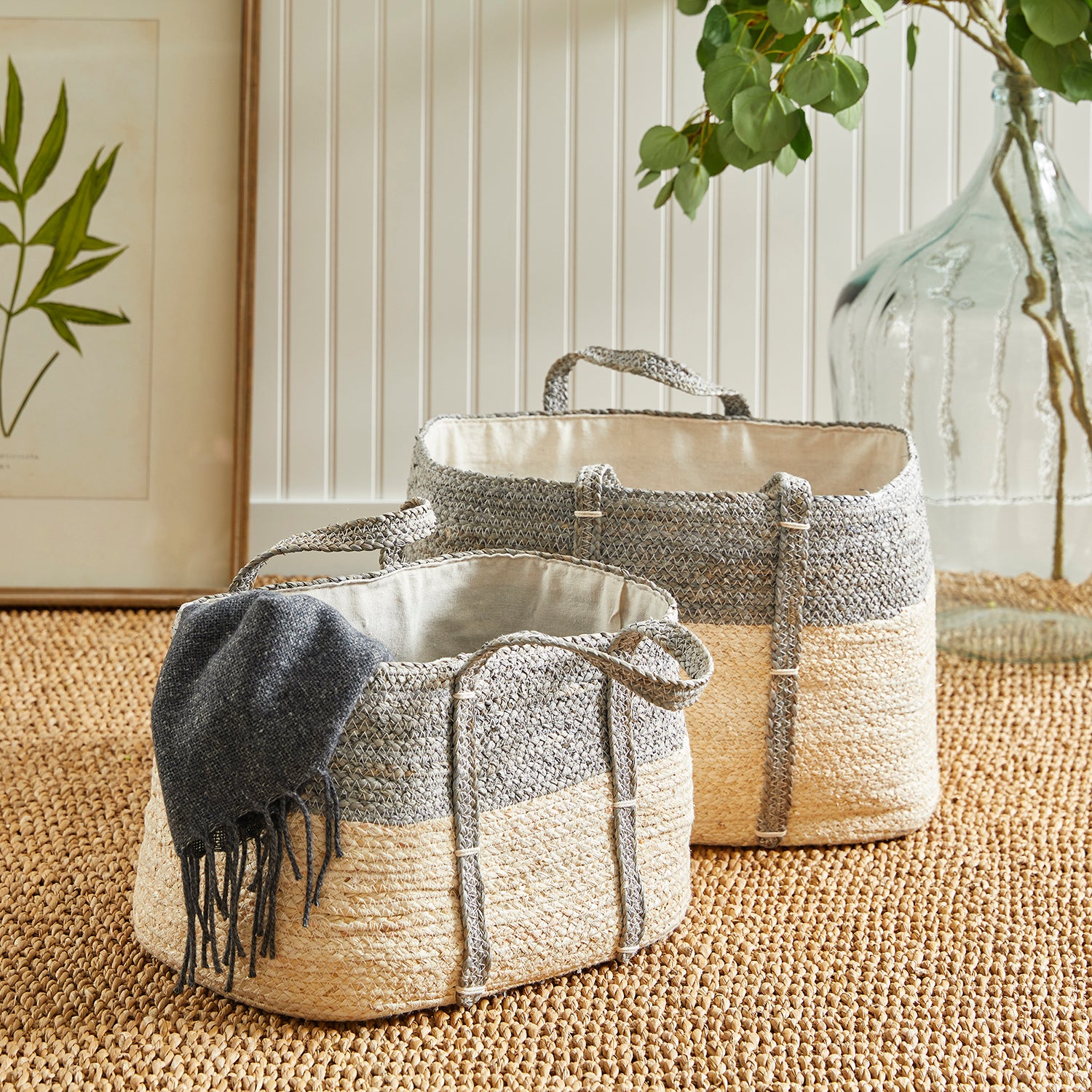 Quinn Rectangular Basket Set of 2