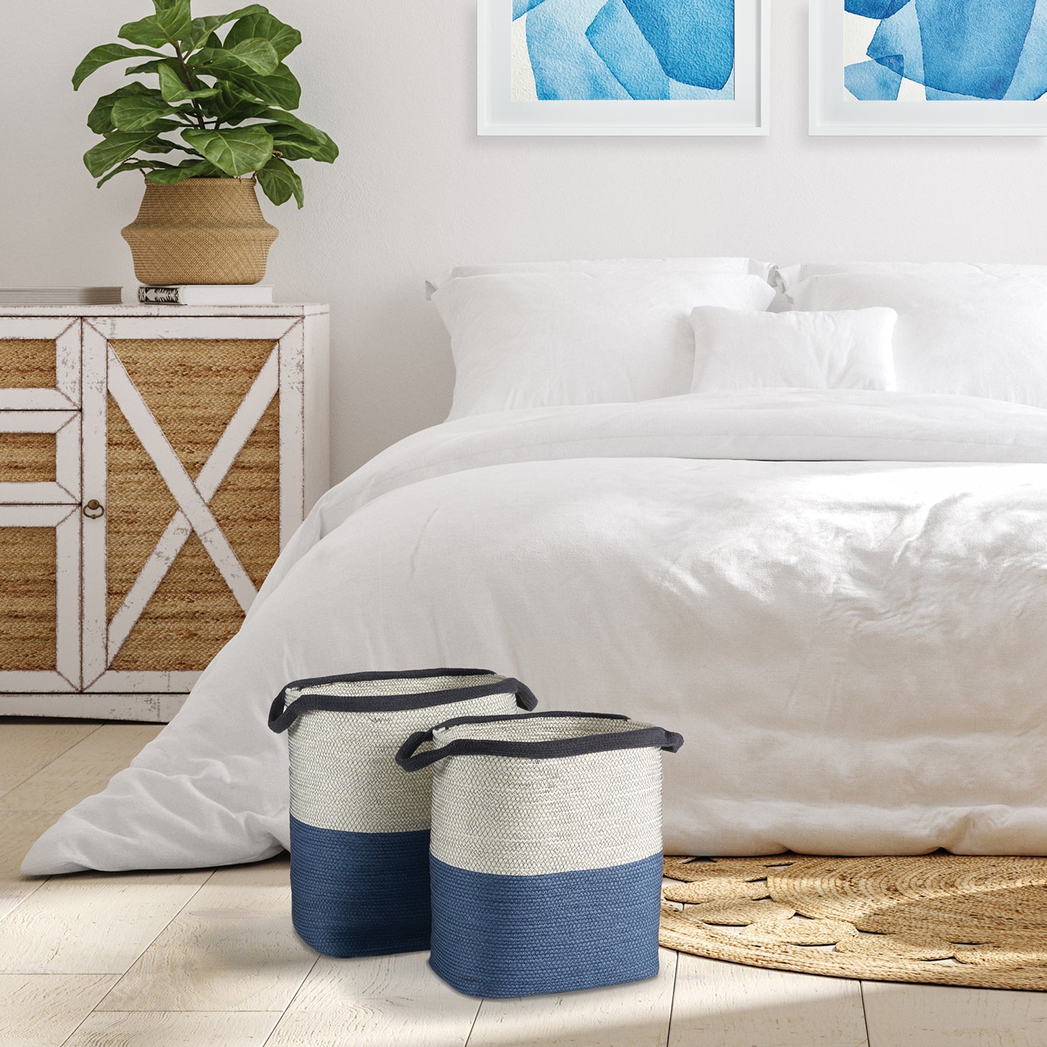 Ayden Baskets With Handles Set of 2