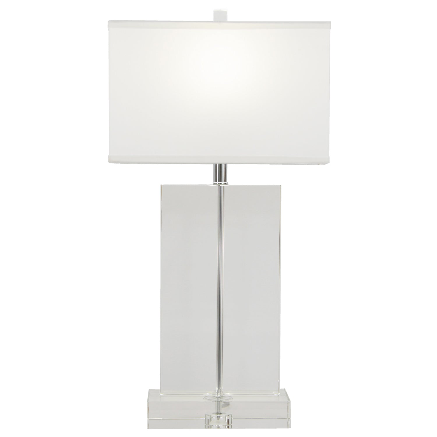 Rectangular Crystal Table Lamp