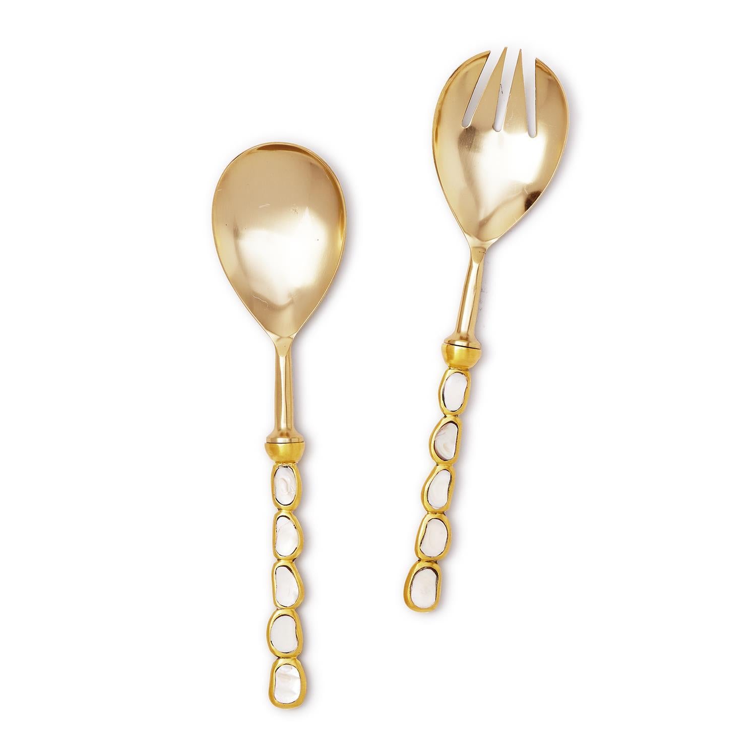 Mother Of Pearl Server Set of 2