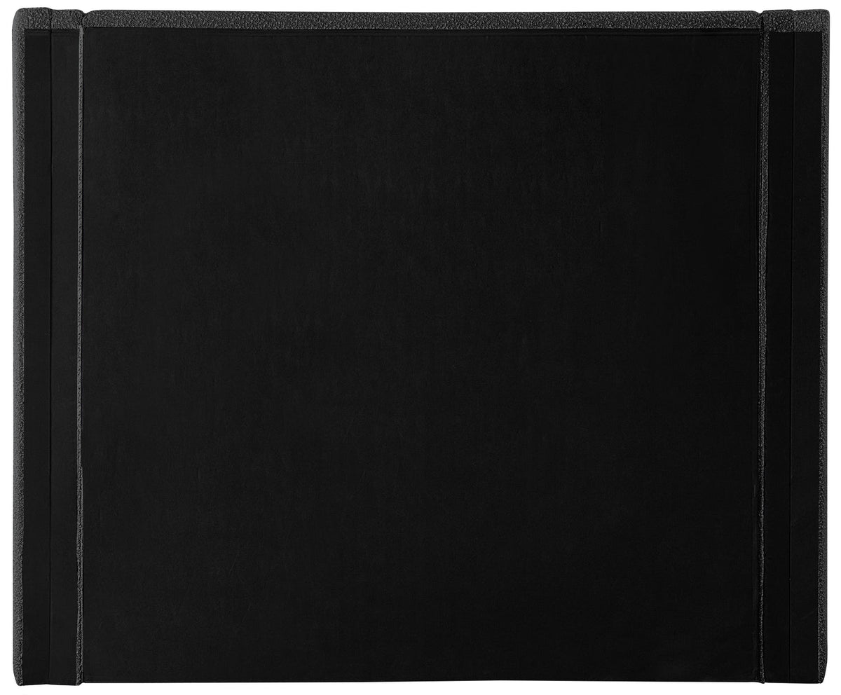 Halton Black Boucle Fabric Upholstered Bed
