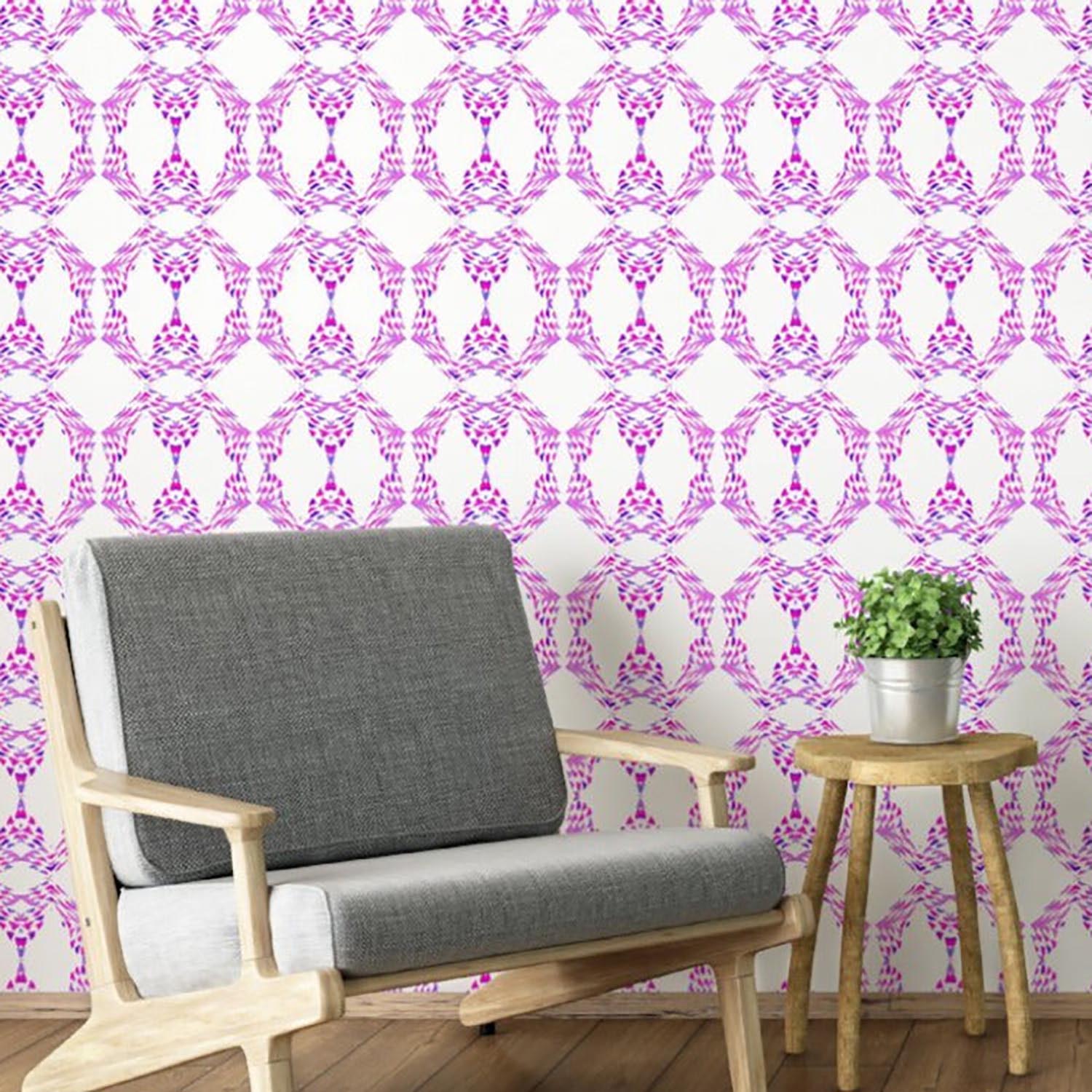 Mitchell Black Beverly Link Wallpaper