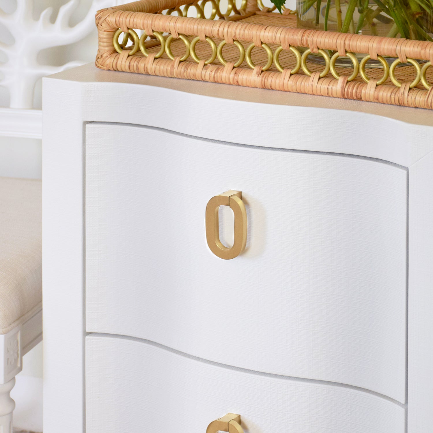 Worlds Away Helena Side Table