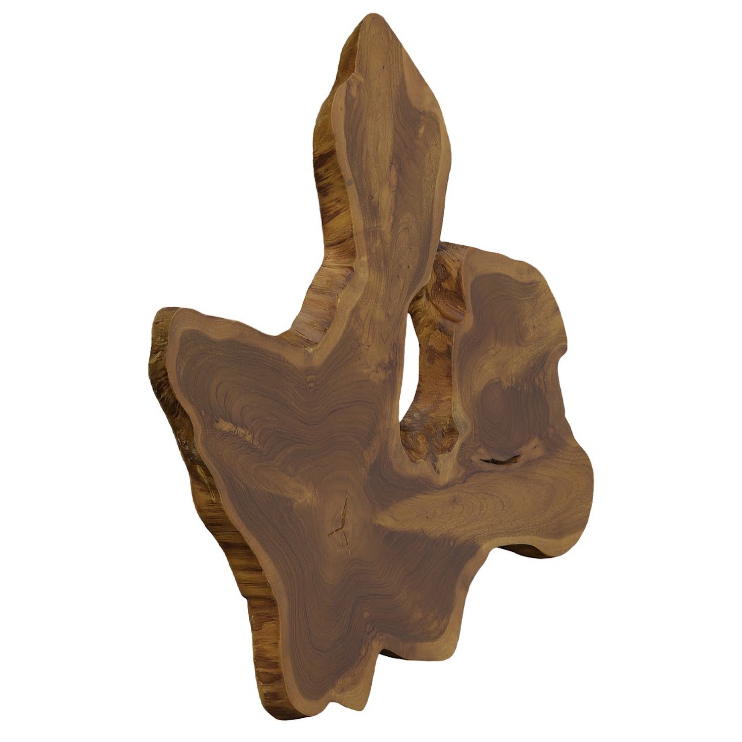 Phillips Collection Freeform Teak Wall Slice