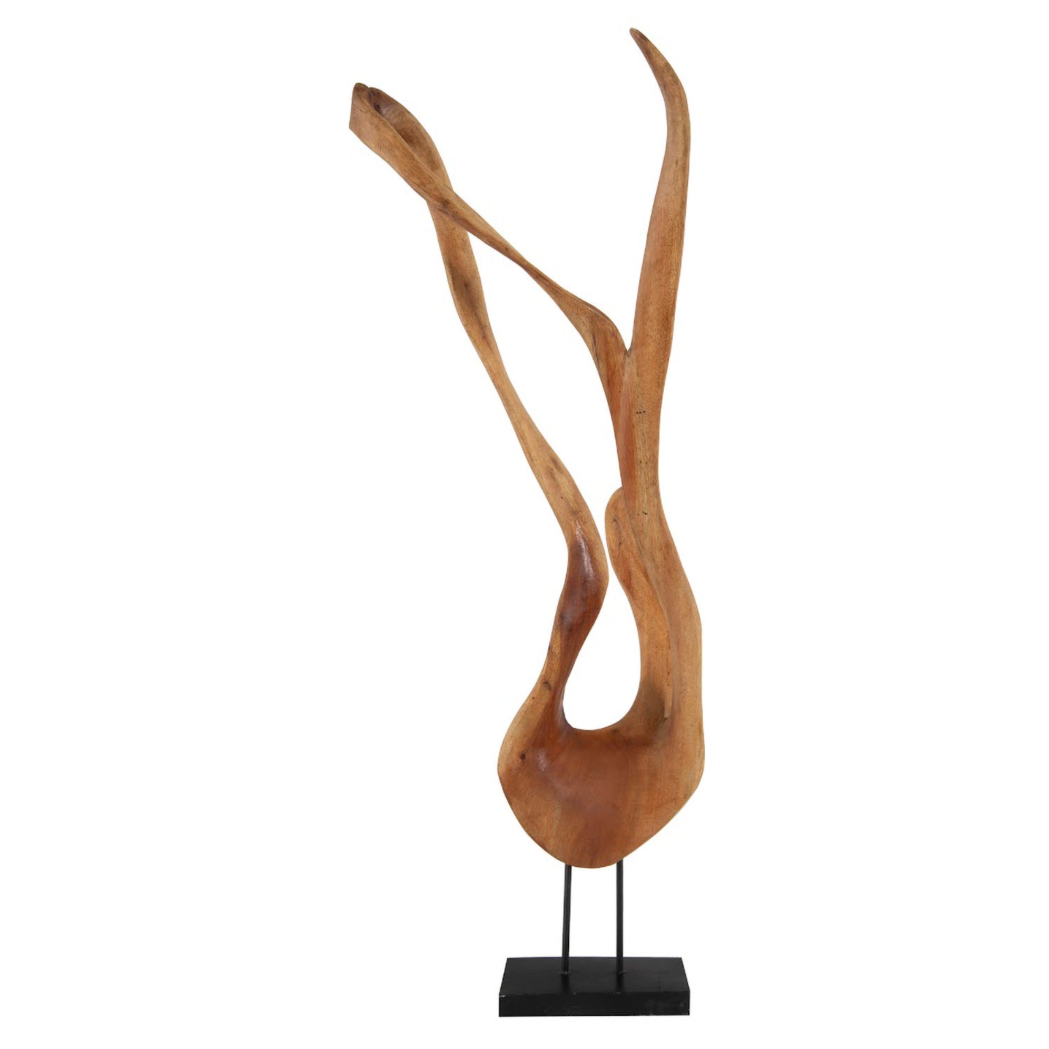 Phillips Collection Mahogany Wood Sculpture