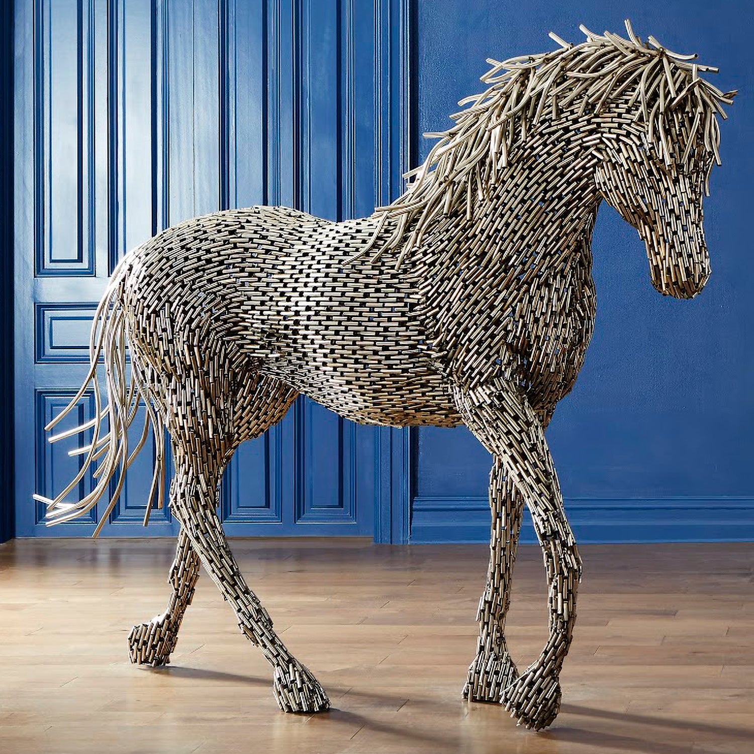 Phillips Collection Horse Pipe Sculpture