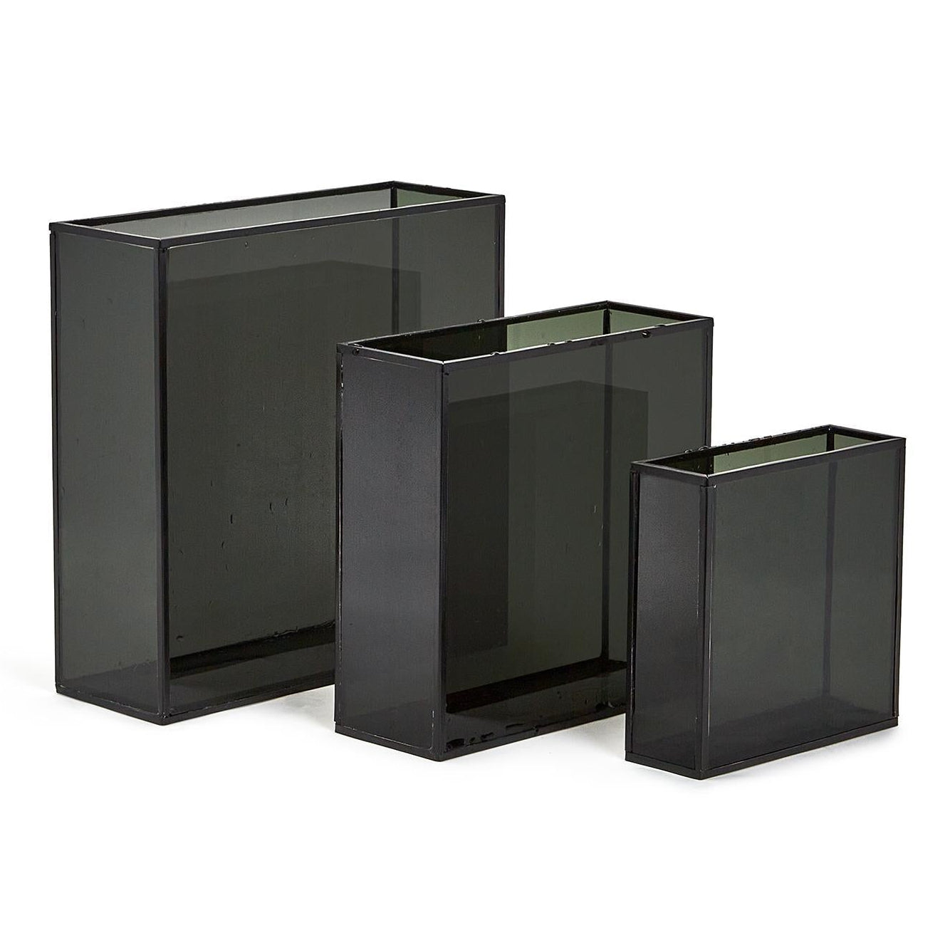 SmokeWindows Square Vase Set of 3