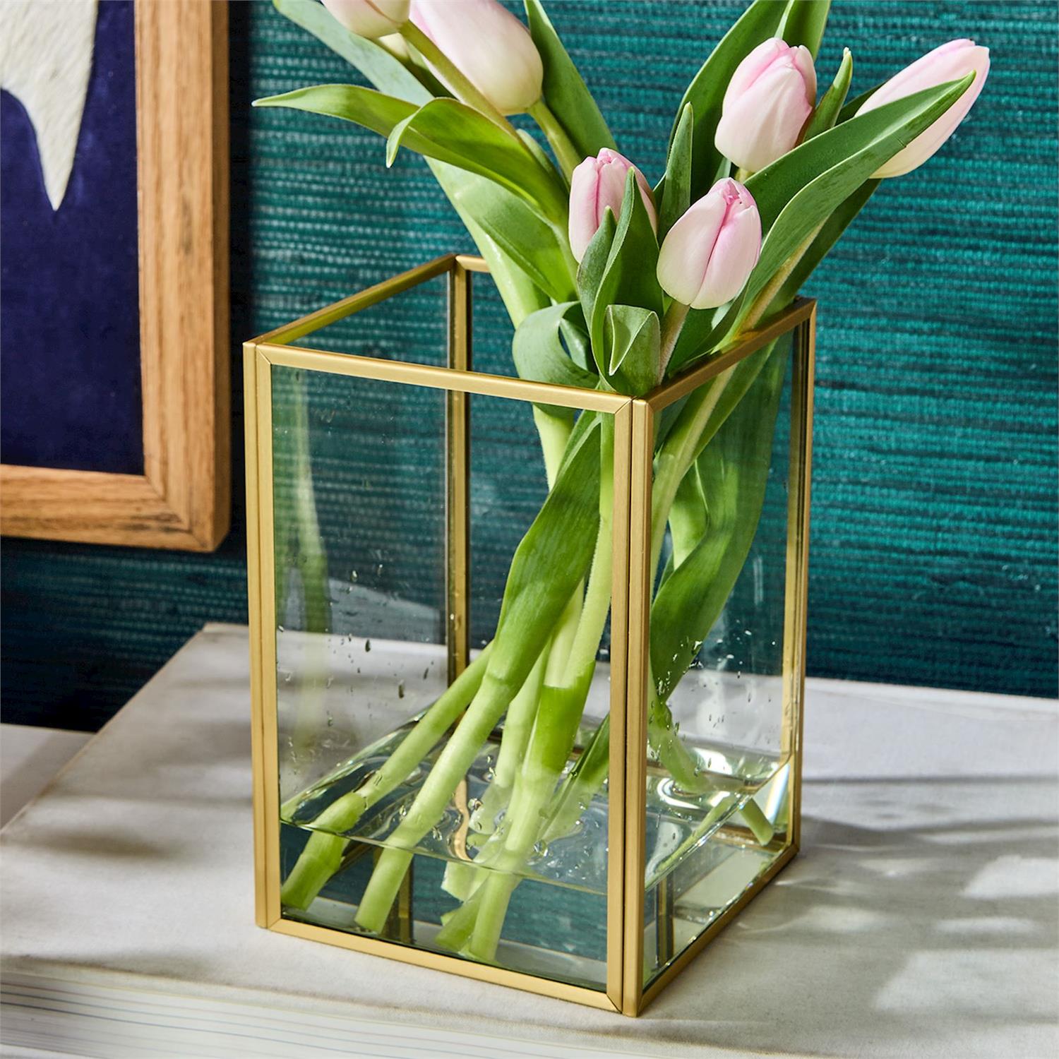 Rectangular Windows Vase Set of 3