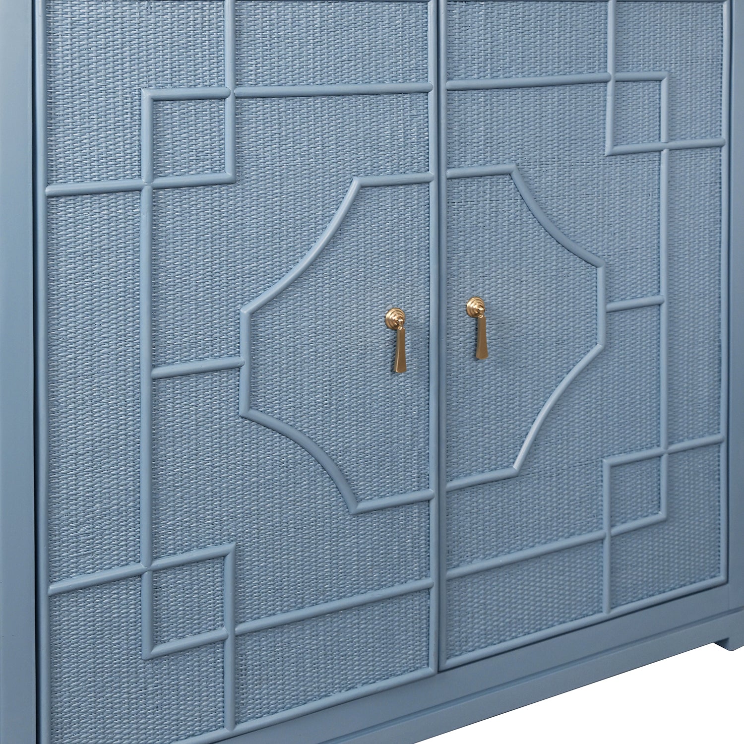 Worlds Away Isabel Capri Blue Two Door Cabinet