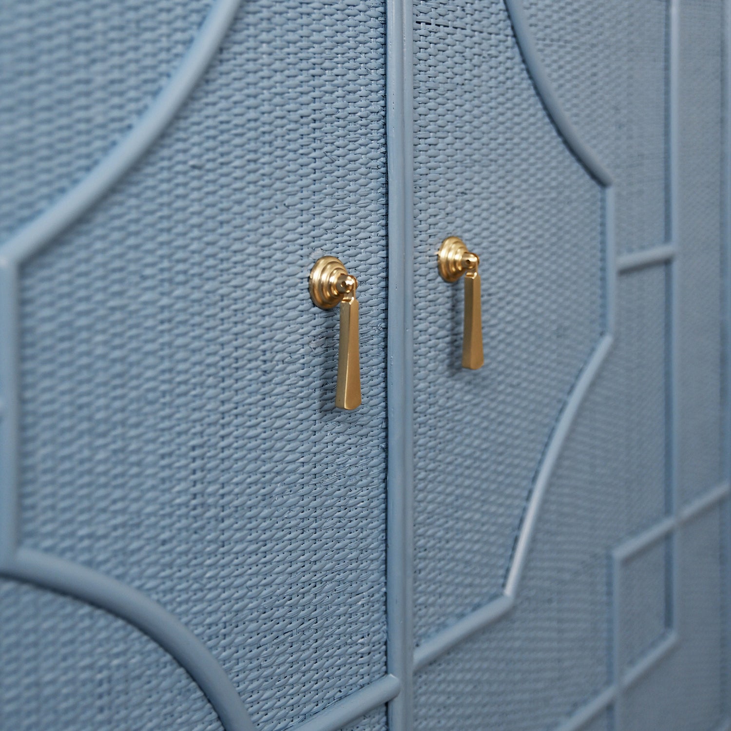 Worlds Away Isabel Capri Blue Two Door Cabinet