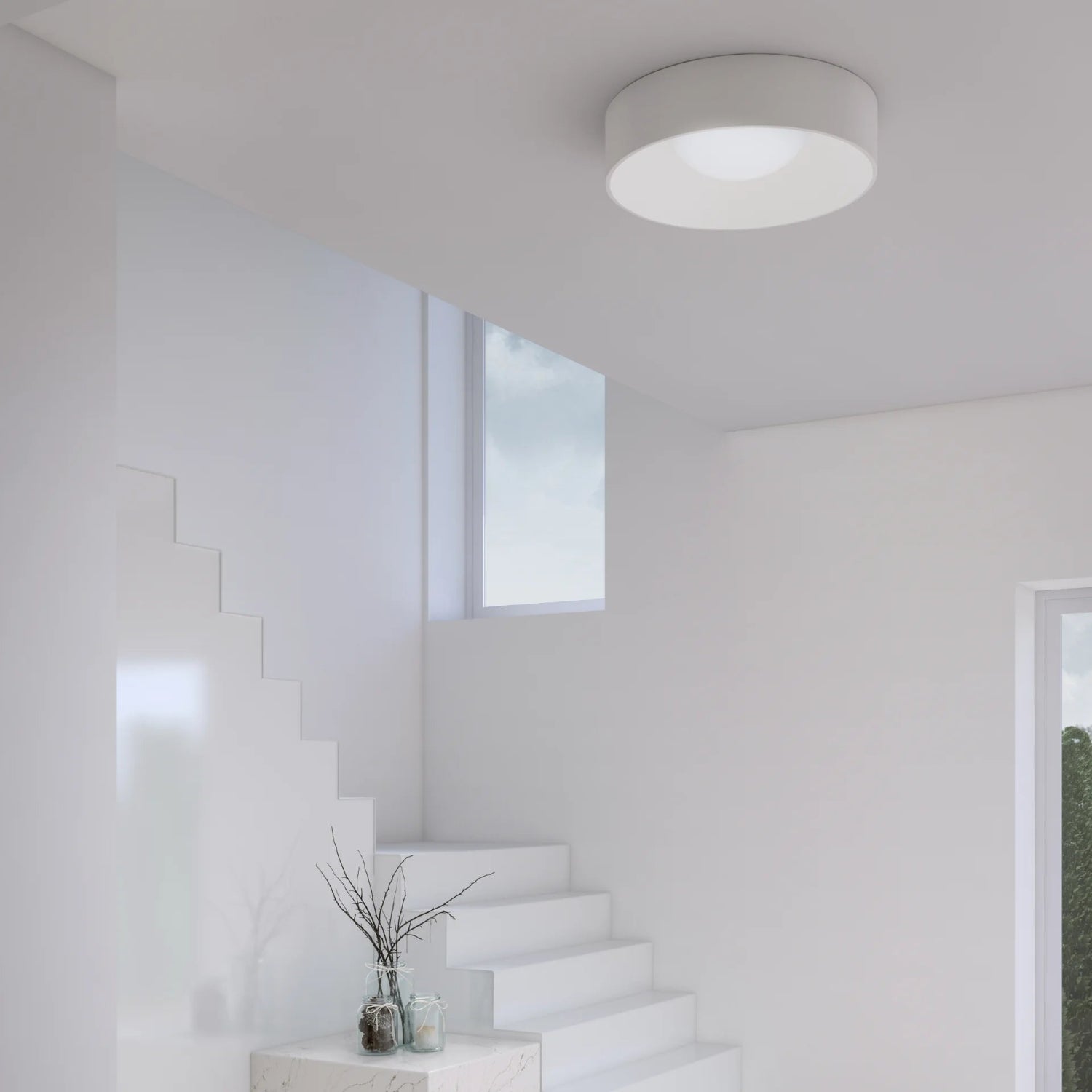 Sonneman Ilios Satin White 3735.03 Surface Mount