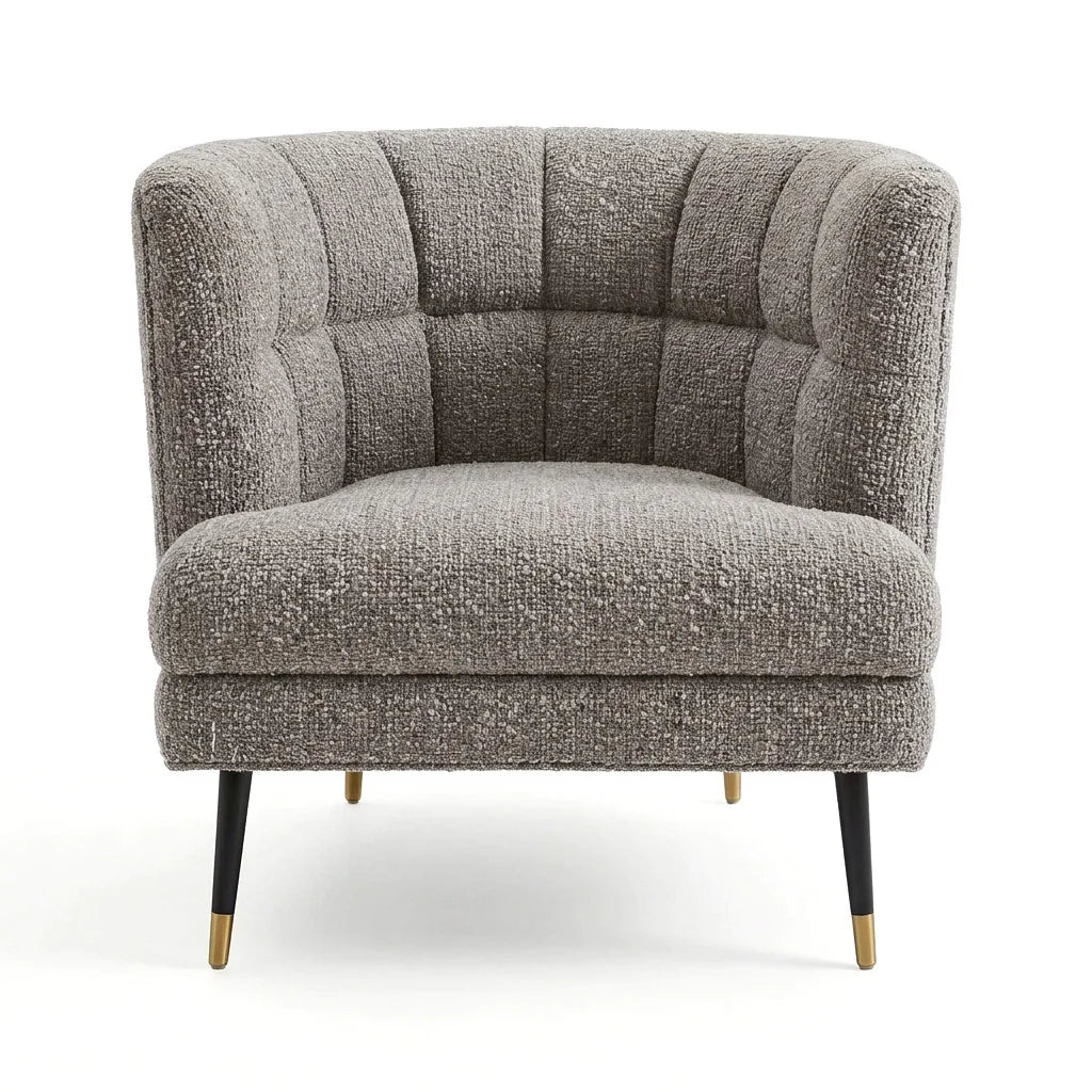 Jonathan Adler Draper Monte Silver Club Chair