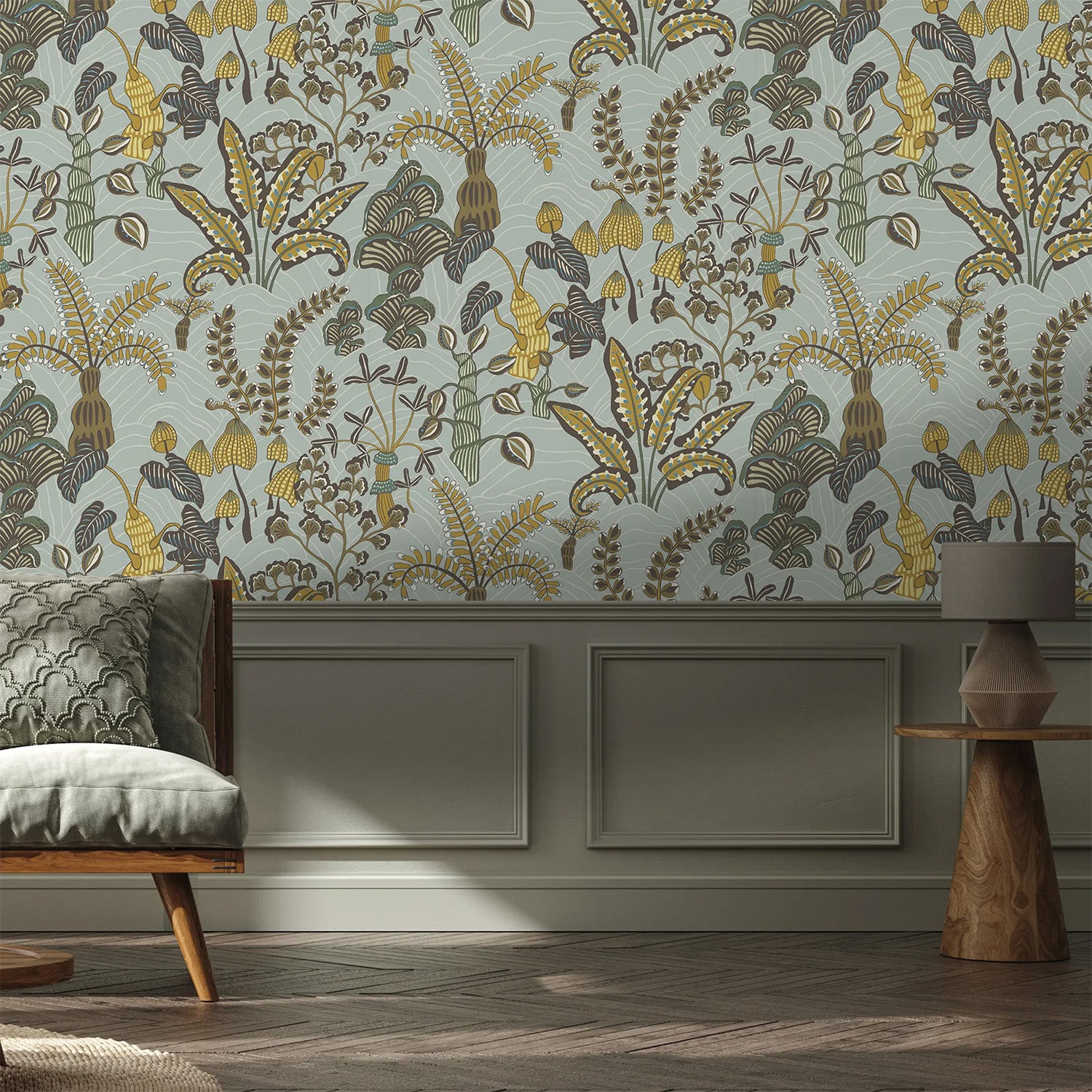 Josephine Munsey x Kravet Couture Woodland Floor 1 Wallpaper