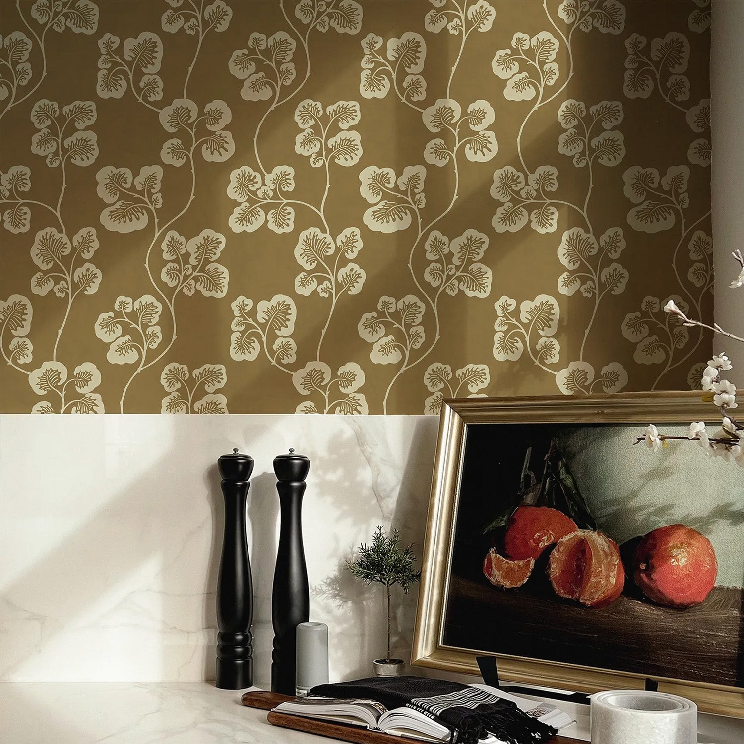 Josephine Munsey x Kravet Couture Cabbage Check 11 Wallpaper