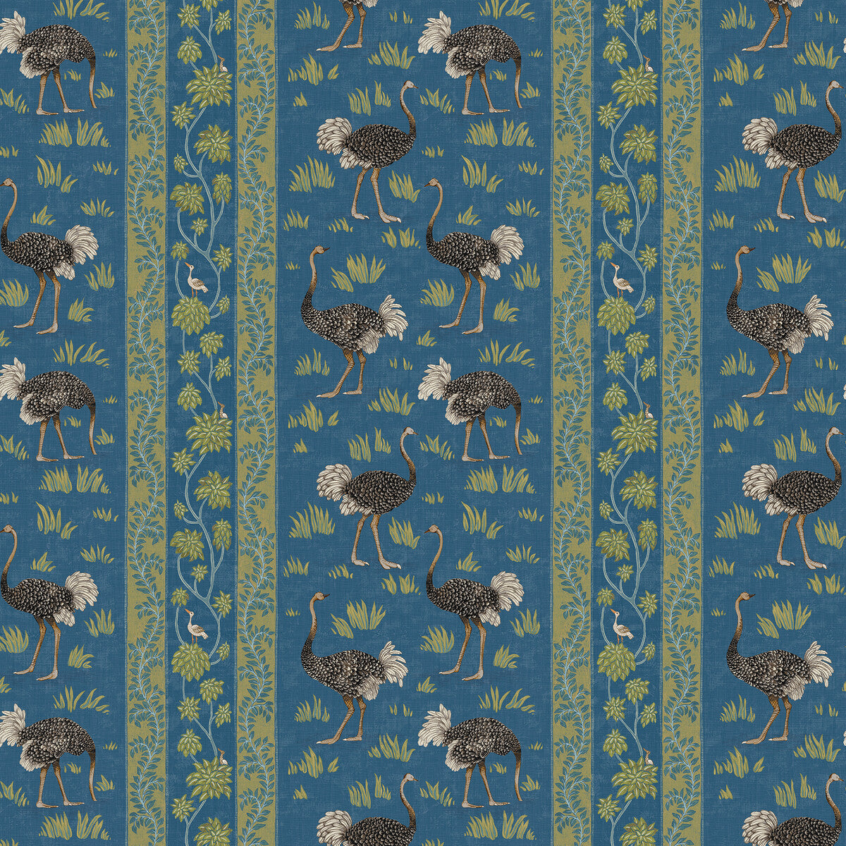 Josephine Munsey x Kravet Couture Ostrich Stripe 21 Wallpaper