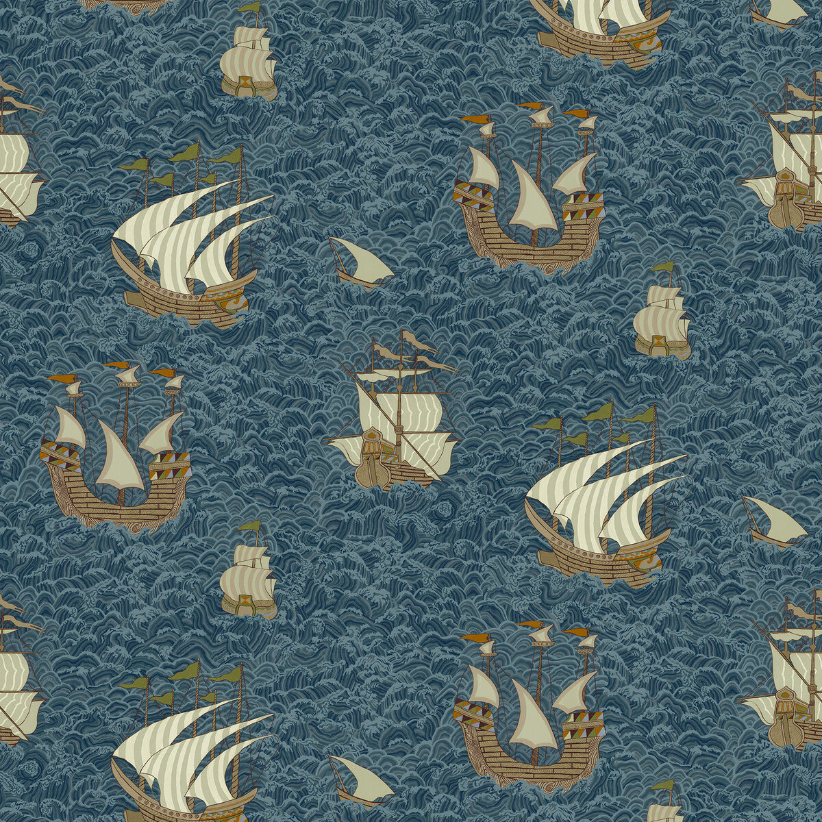 Josephine Munsey x Kravet Couture Ships 21 Wallpaper
