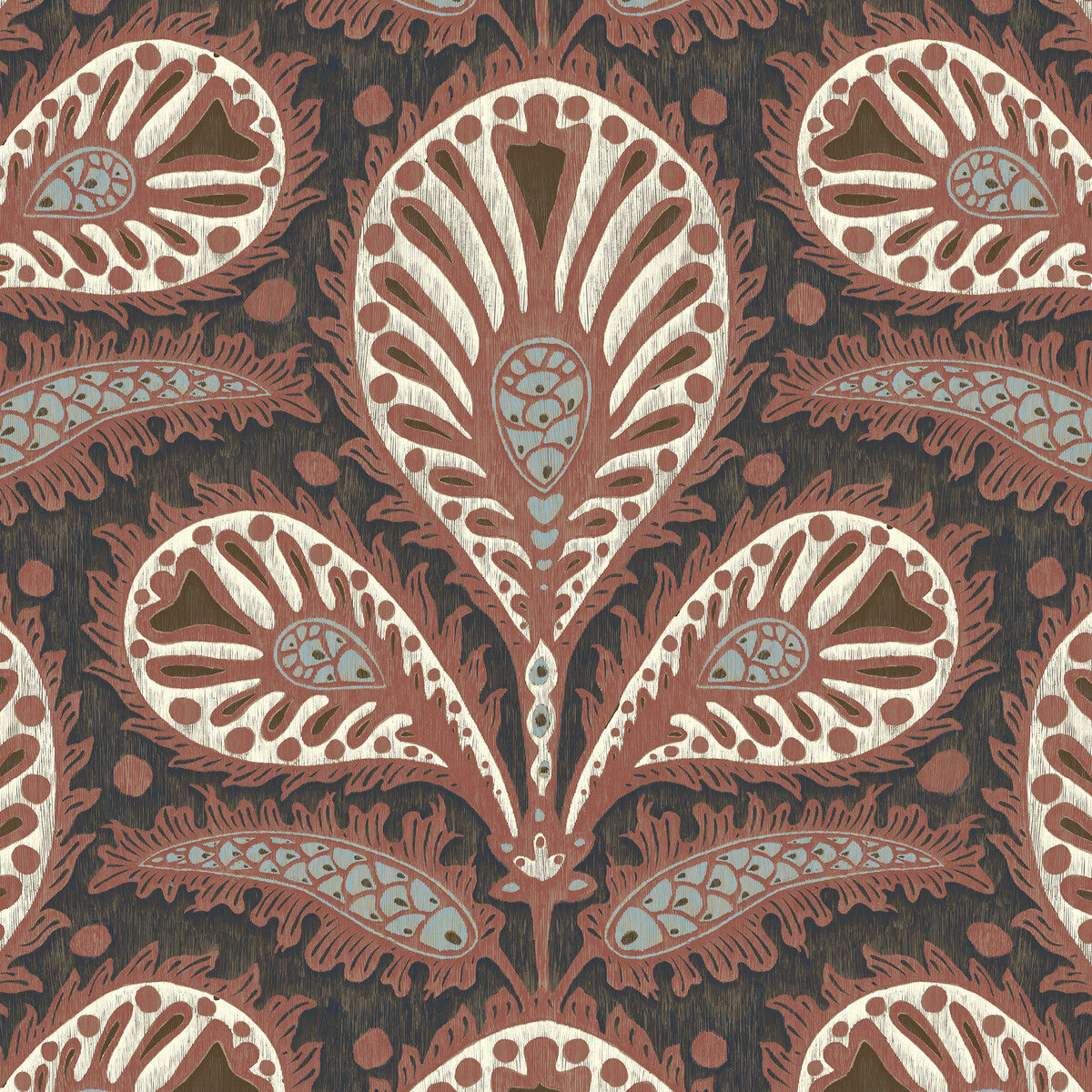 Josephine Munsey x Kravet Couture Ikat Clover 1 Wallpaper
