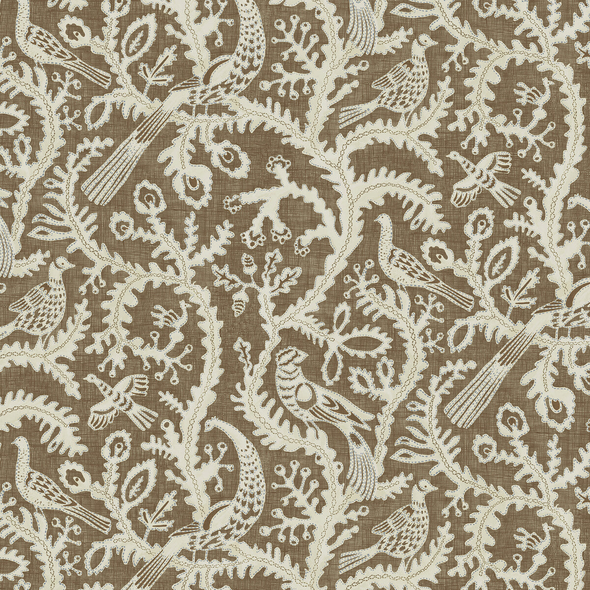Josephine Munsey x Kravet Couture Stitched Birds 21 Wallpaper