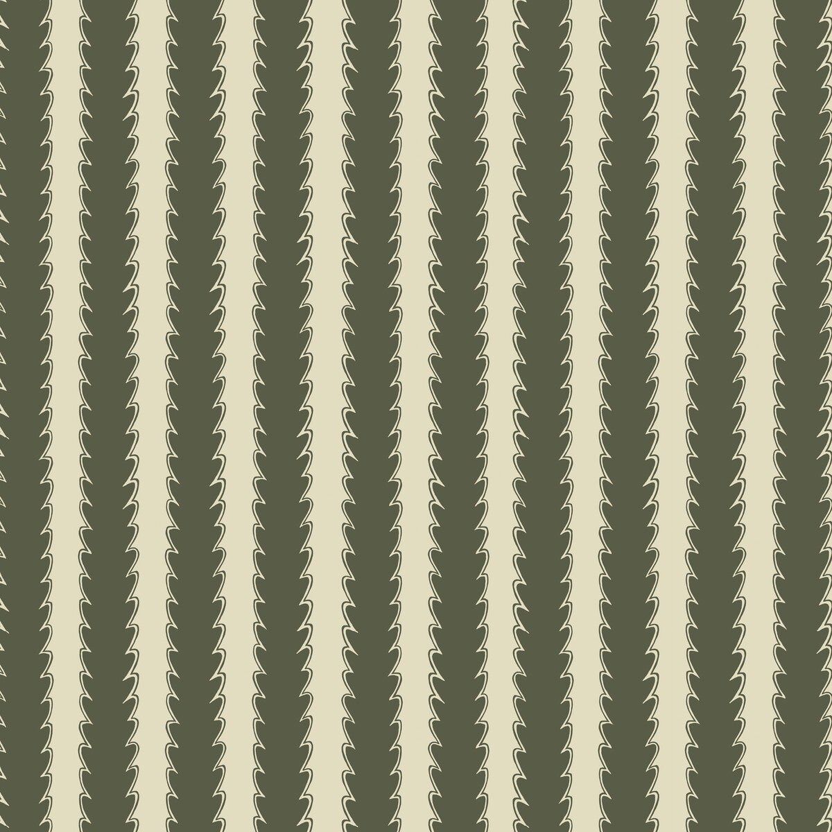 Josephine Munsey x Kravet Couture Scallop Stripe 2 Wallpaper
