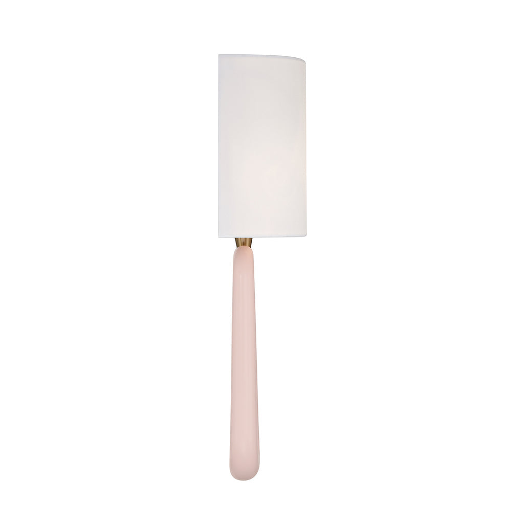 Crystorama Jori 2 Light Aged Brass/Blush Sconce