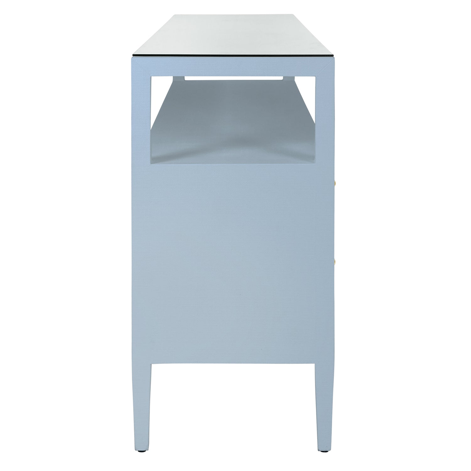 Worlds Away Jordan 6 Drawer Console Table