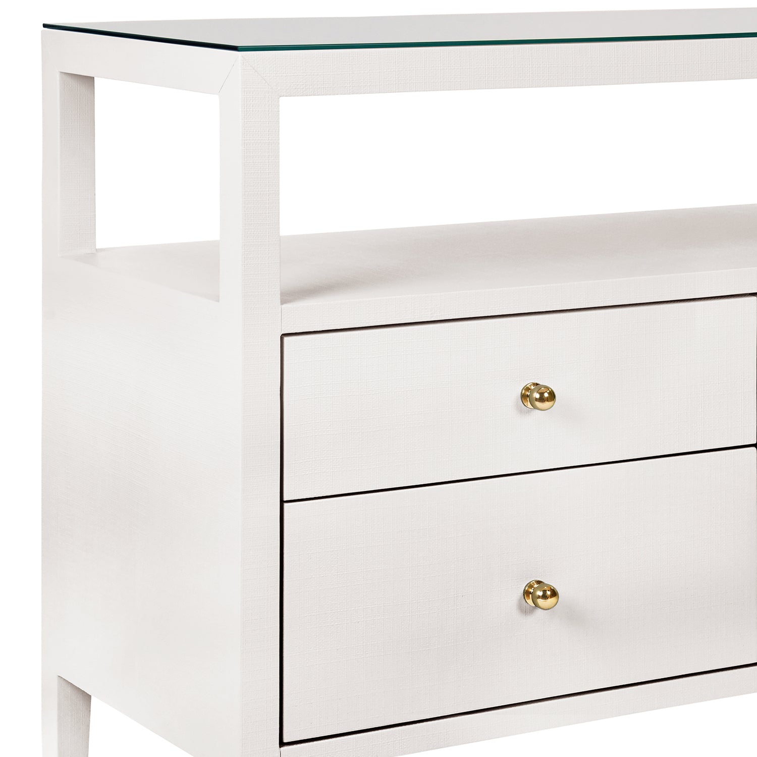 Worlds Away Jordan 6 Drawer Console Table