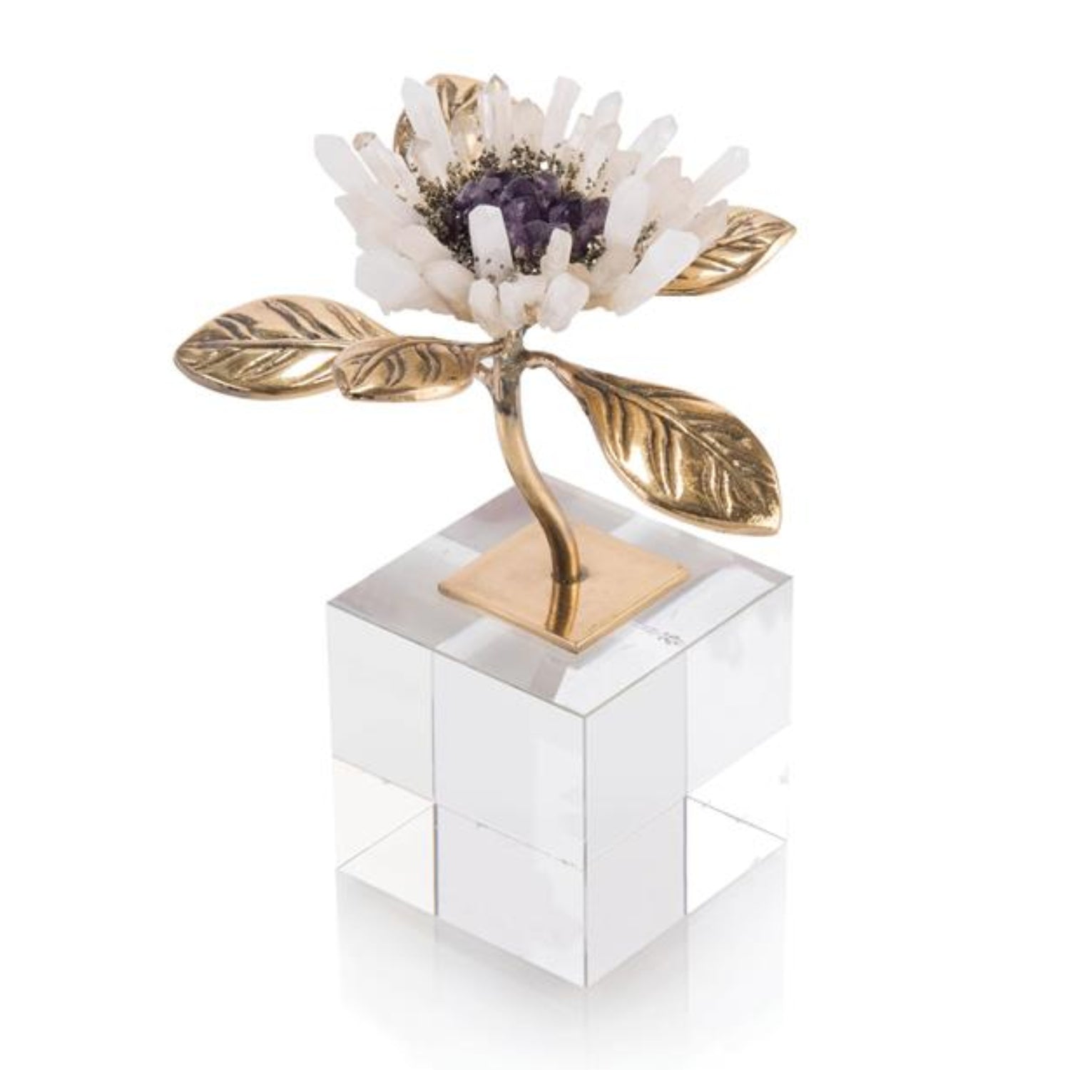 John Richard A Single Crystal Bloom Decorative Object