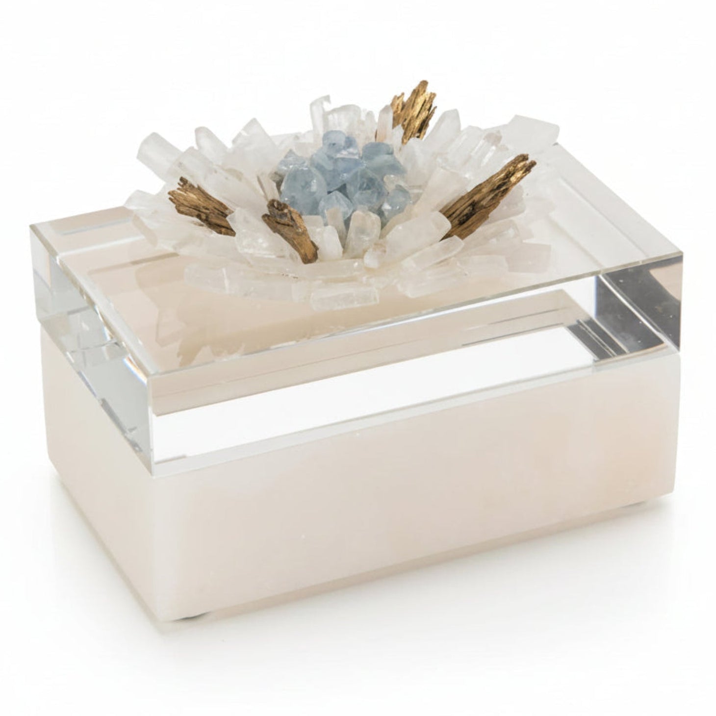 Festooned in Stones Box with Celestite by John Richard