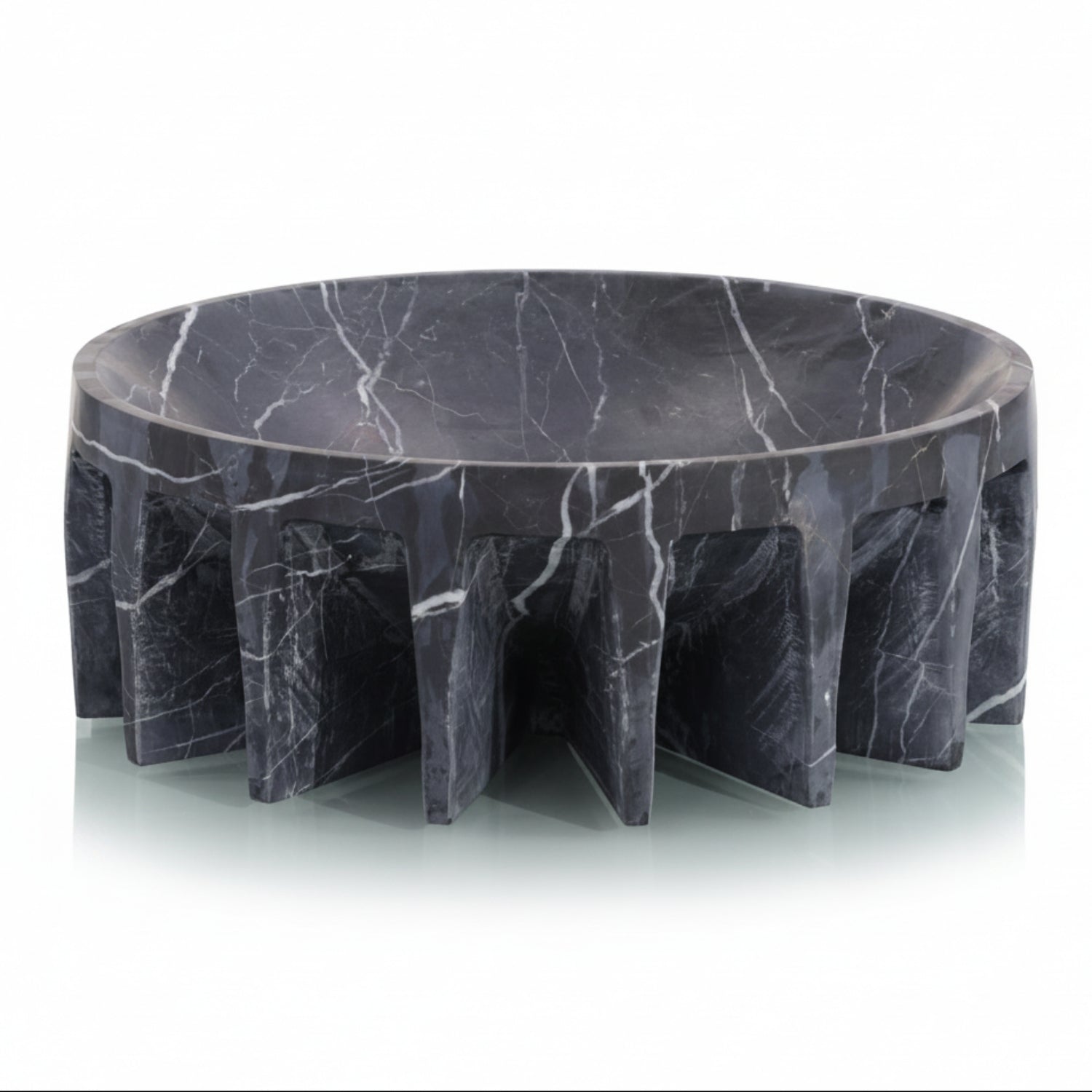 John Richard Elevated Black Marble Bowl