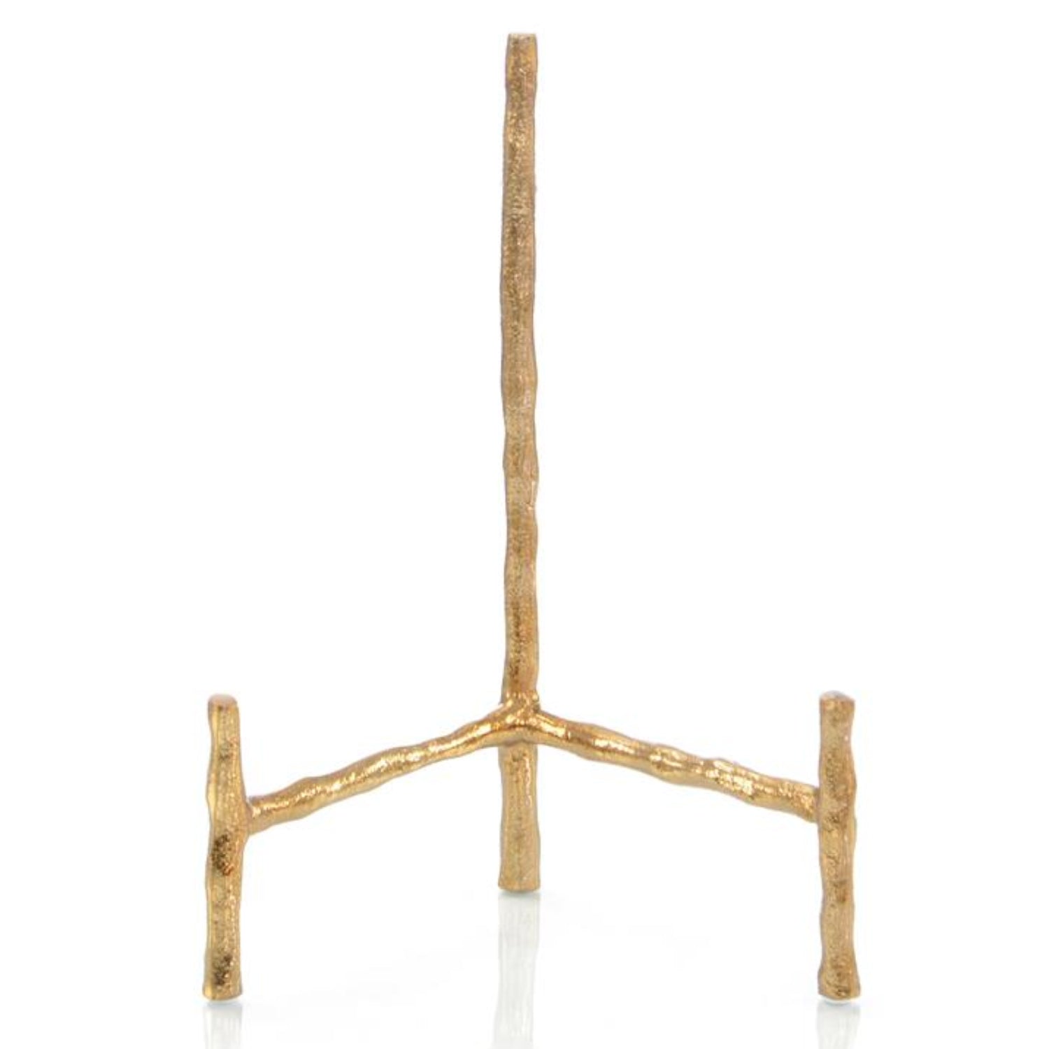 John Richard Triform Brass Charger Stand