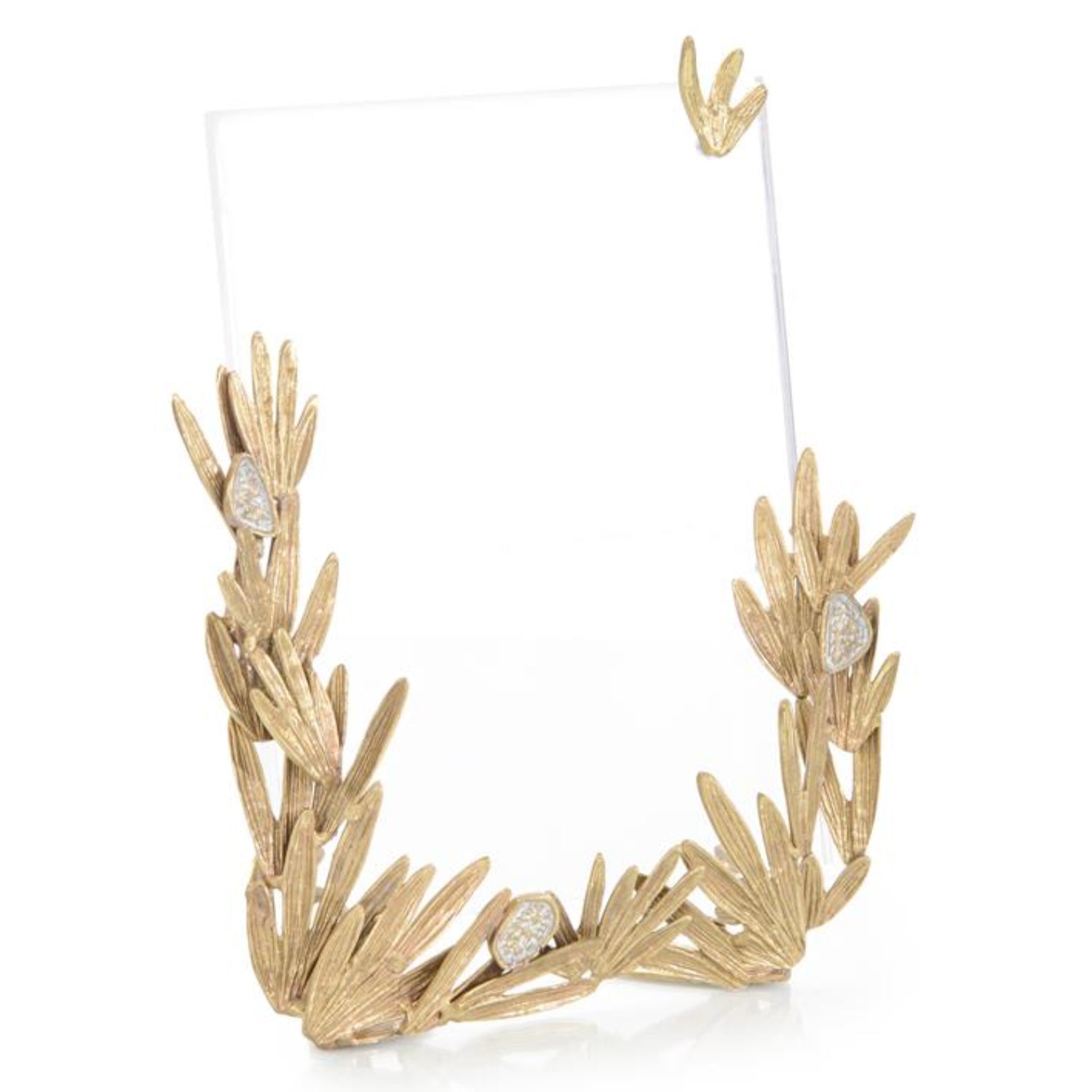 John Richard Stone Meadow Brass Photo Frame