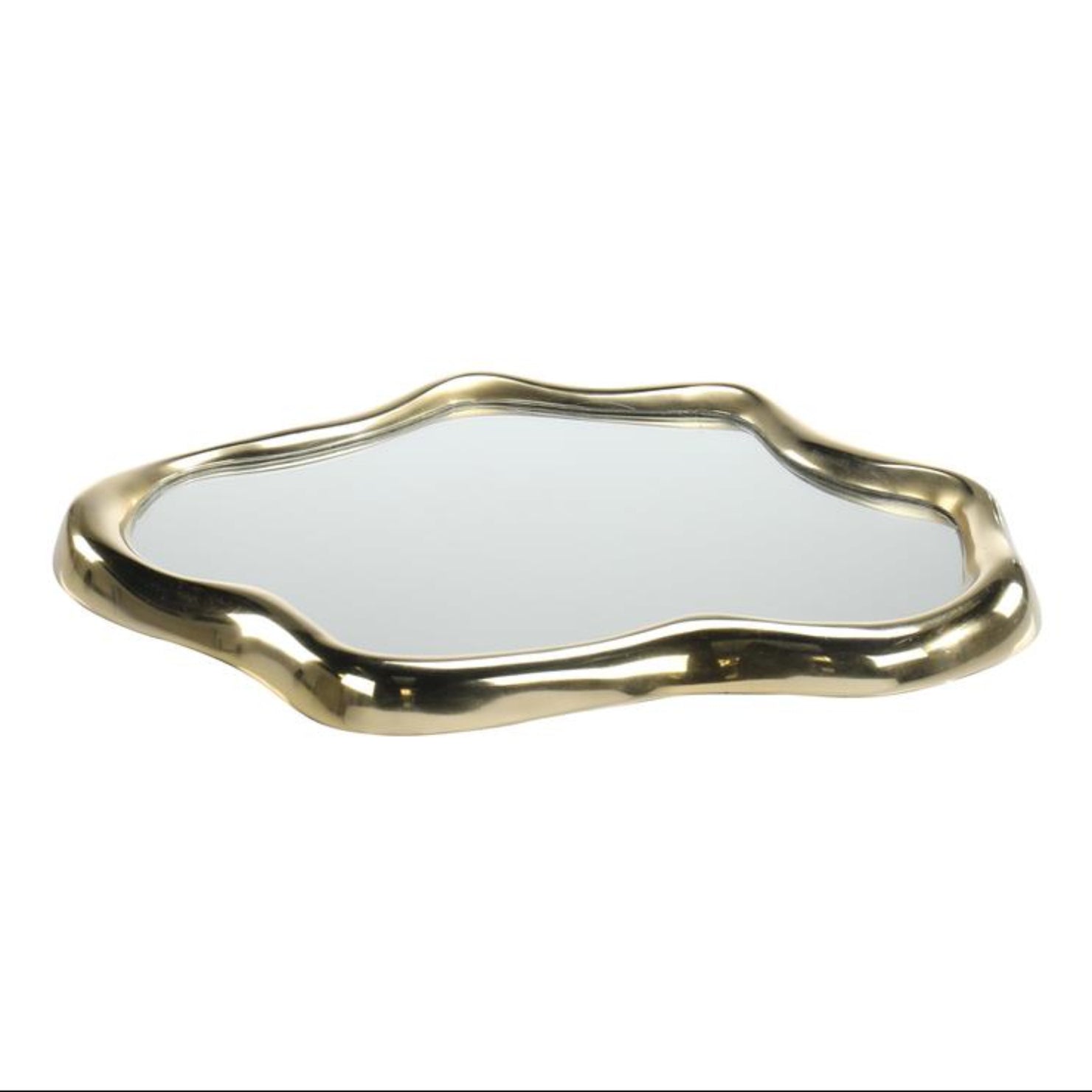John Richard Flowing Gold Tray Set of 2