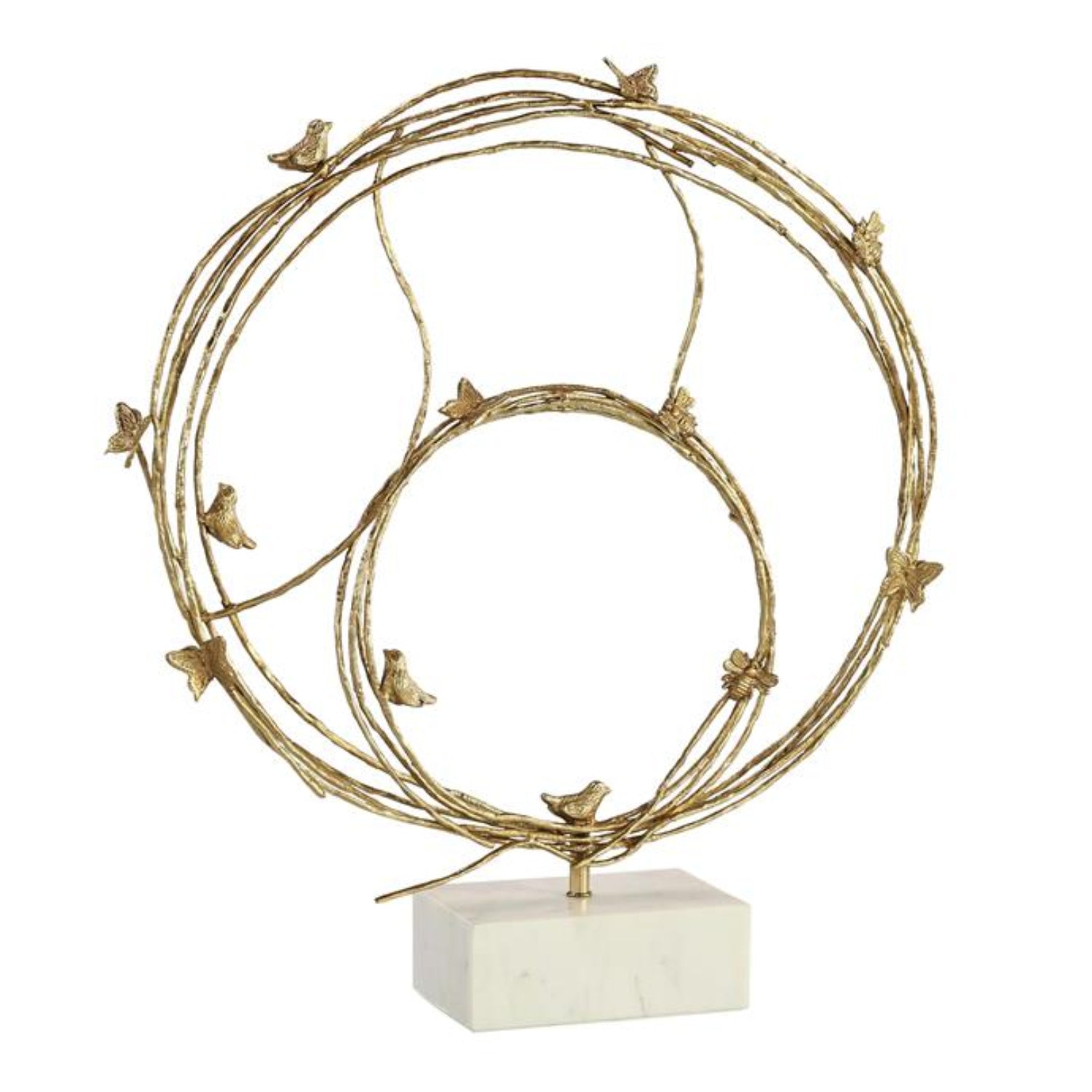 John Richard Roost Brass Large Sculpture