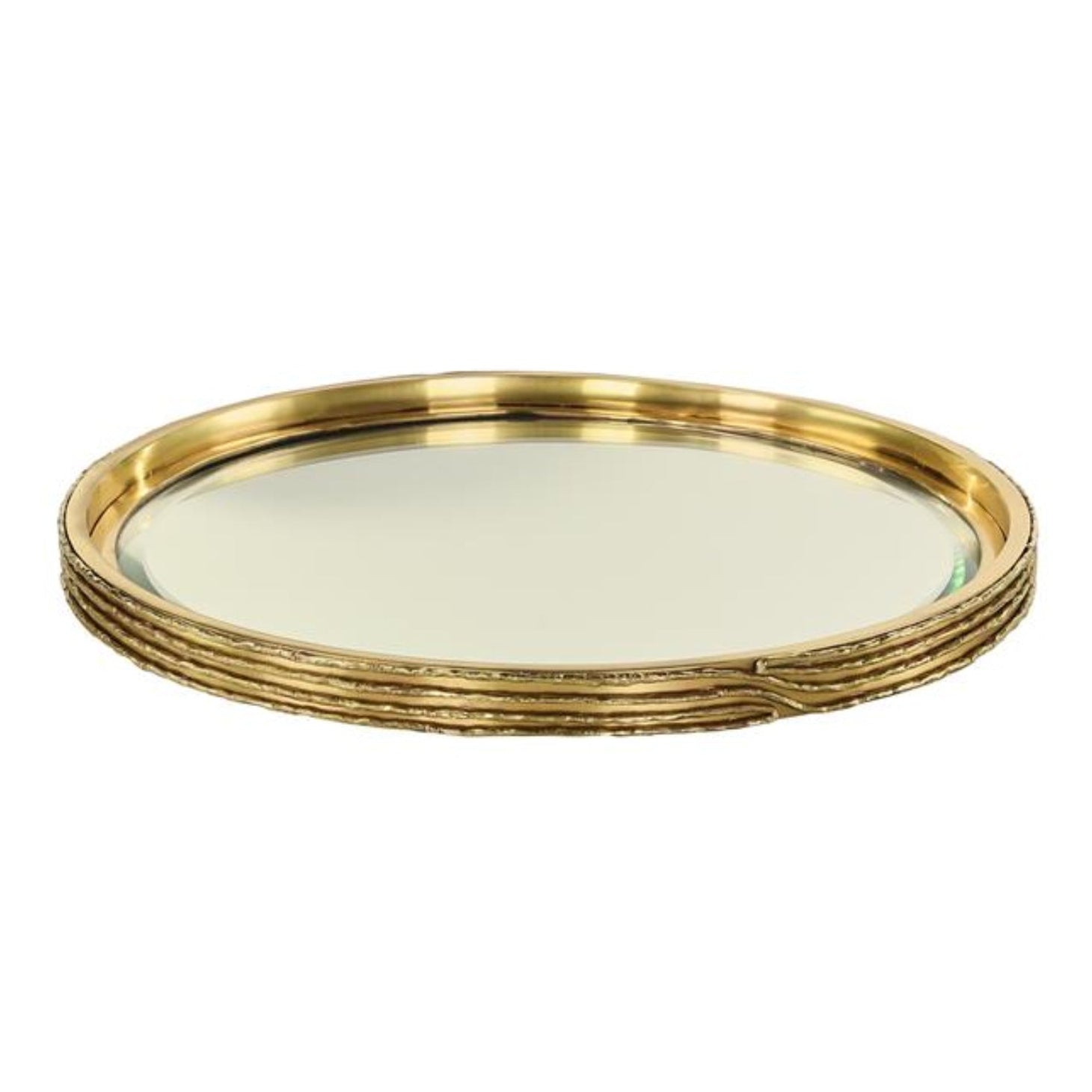 John Richard Ringed Brass Small Tray