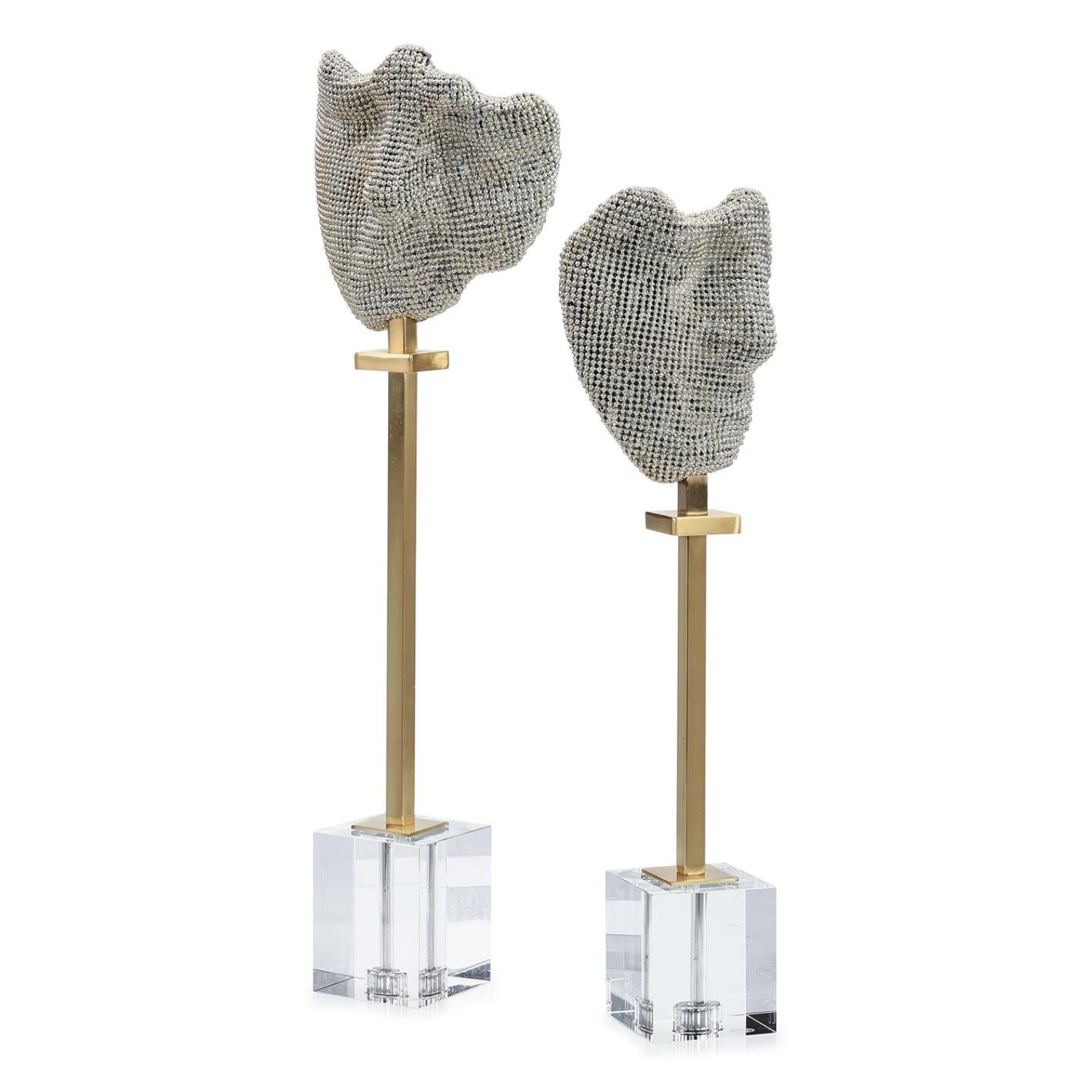 John Richard Fractured Expression Sculpture Set of 2