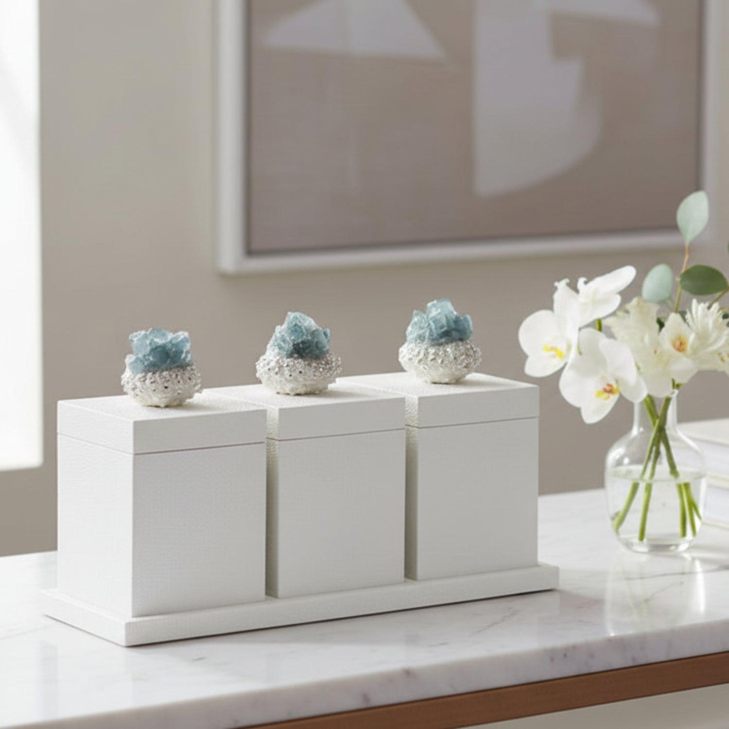 John Richard Crystalline Trio Boxes