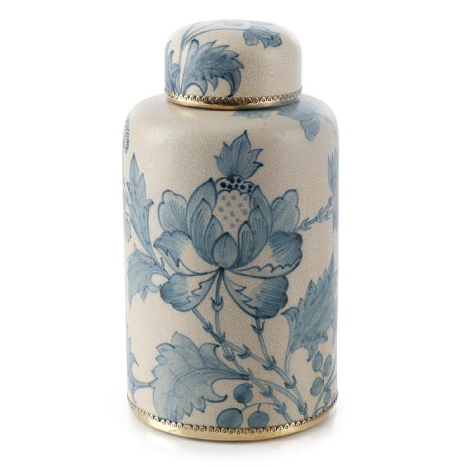 John Richard Lidded Bloom Tall Jar