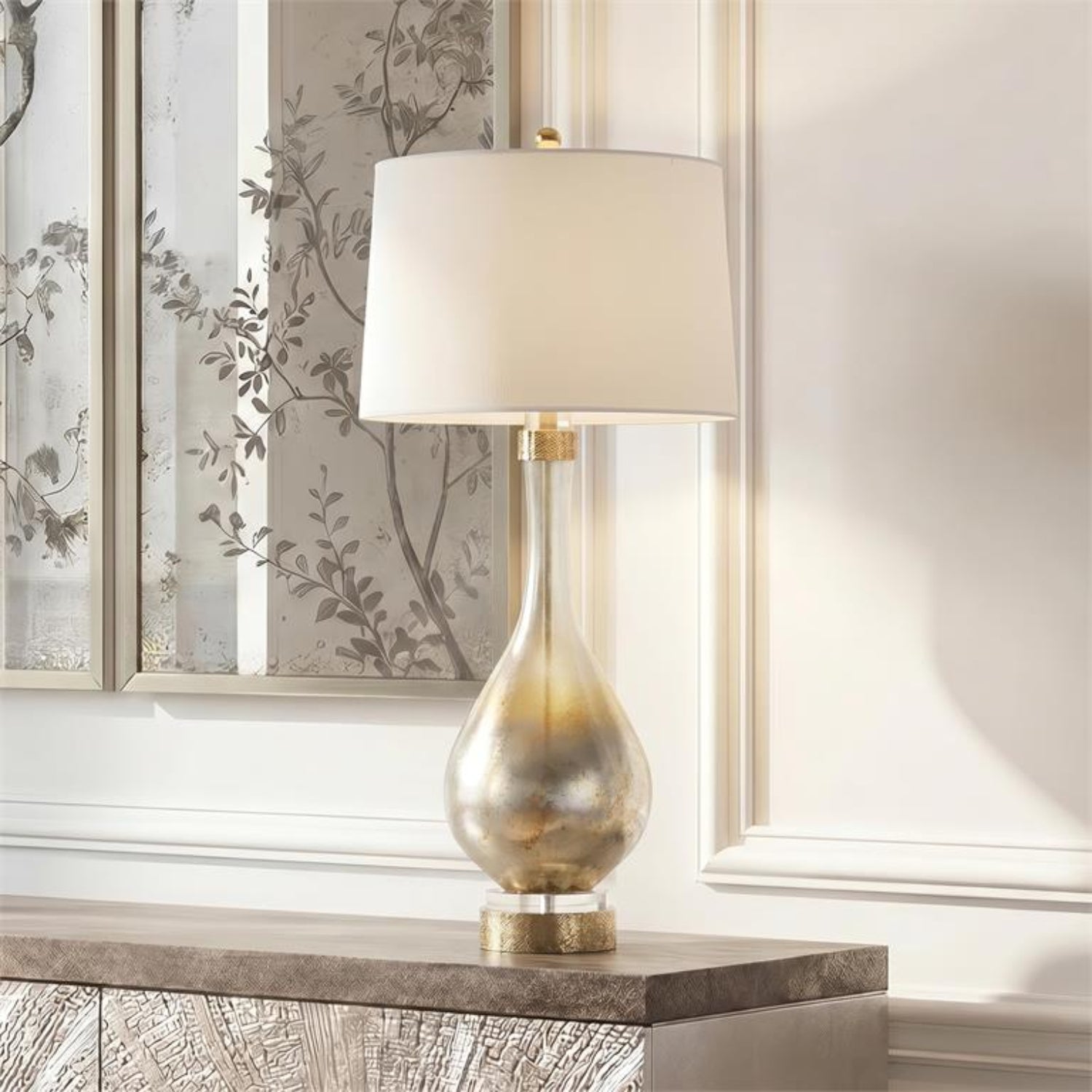 John Richard Moon Storm Table Lamp