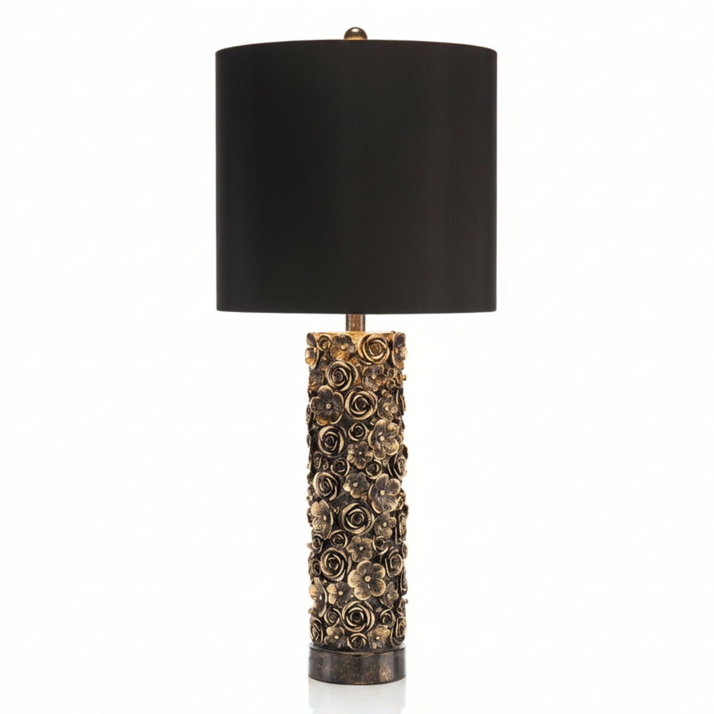 John Richard Distressed Bloom Table Lamp