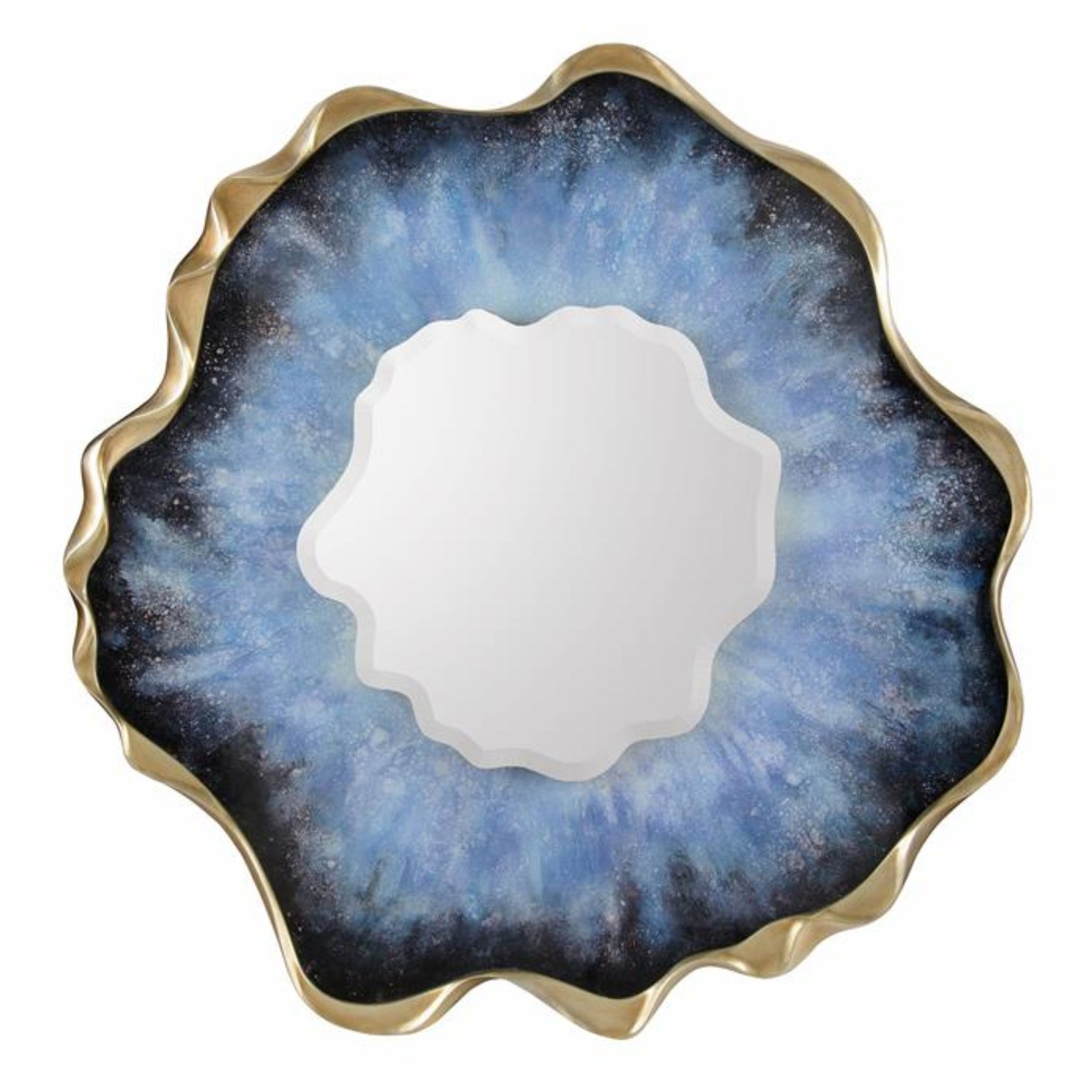 John Richard Dirillo Blue Agate Mirror